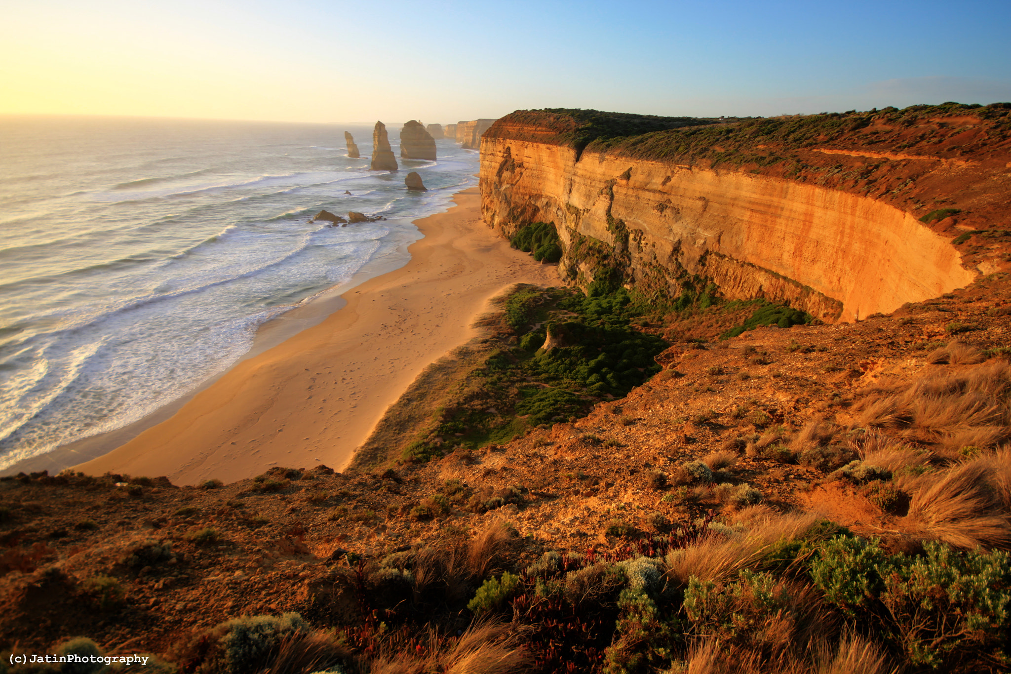 Sigma 10-20mm F4-5.6 EX DC HSM sample photo. Another view of sunset over the twelve apostles photography