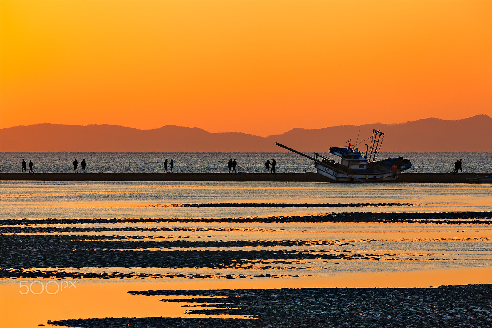 Canon EF 100-400mm F4.5-5.6L IS II USM sample photo. The sunset walk photography