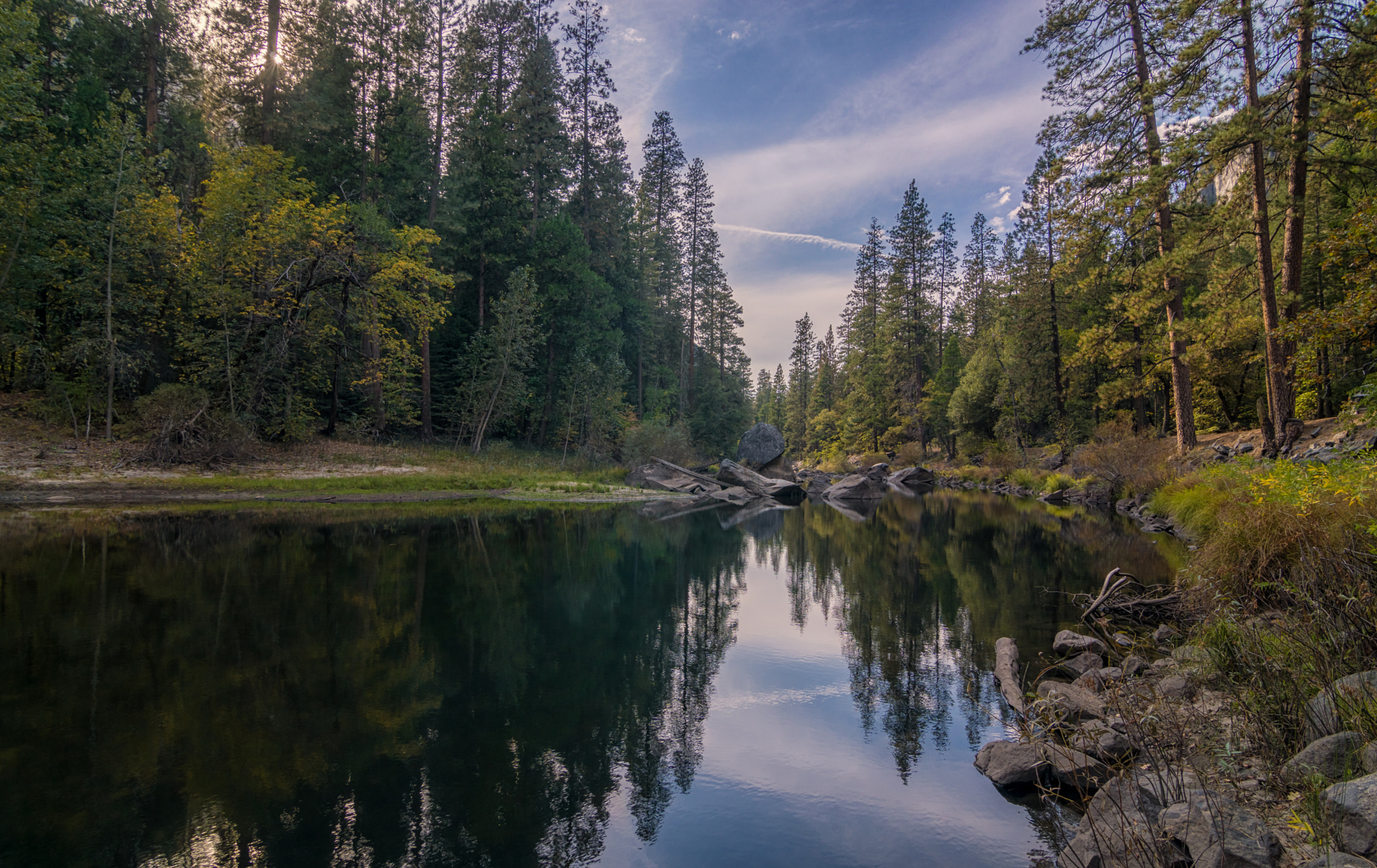 Sony a6000 + DT 0mm F0 SAM sample photo. Yosemite - reflecting river photography