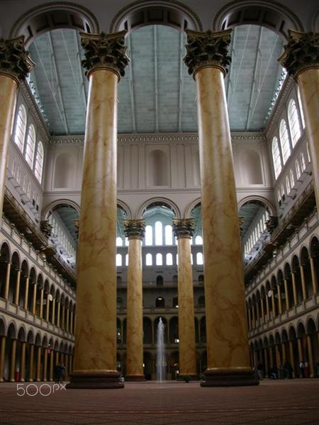 Nikon S1 sample photo. National building museum, washington, dc. photography