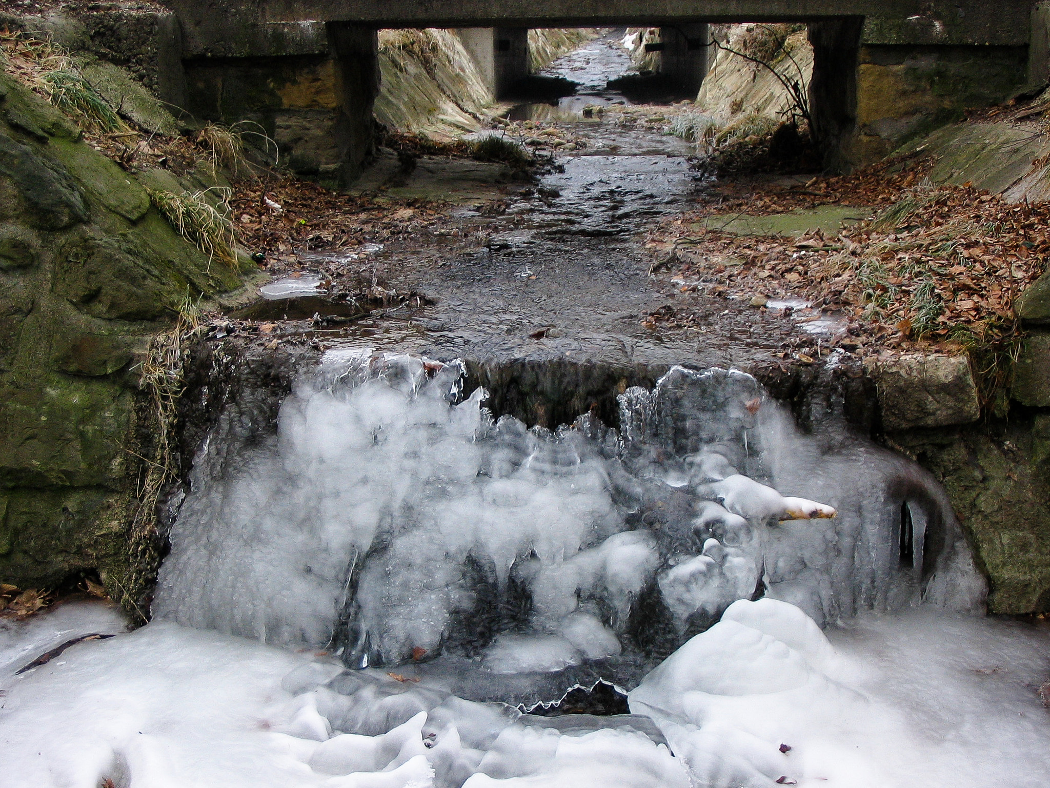 Canon POWERSHOT A85 sample photo. Ice fall photography