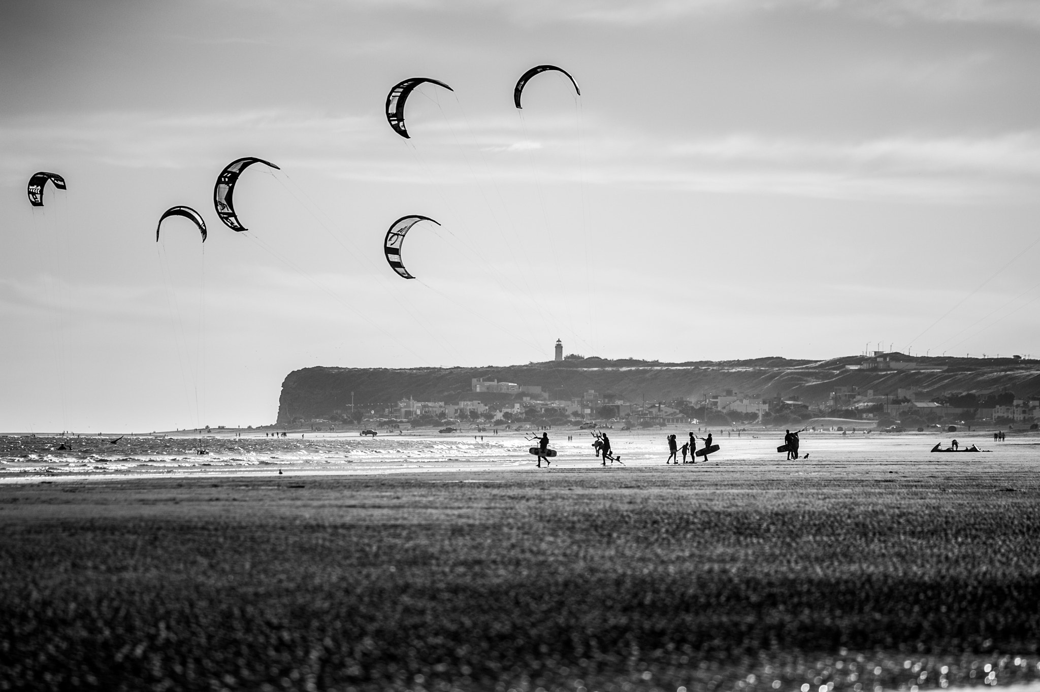 Nikon D700 + AF Nikkor 300mm f/4 IF-ED sample photo. Kitesurf paradise photography