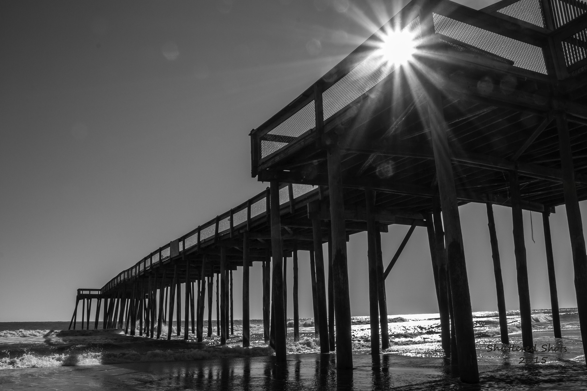 Canon EOS 500D (EOS Rebel T1i / EOS Kiss X3) sample photo. Ocean city fishing pier 1 photography