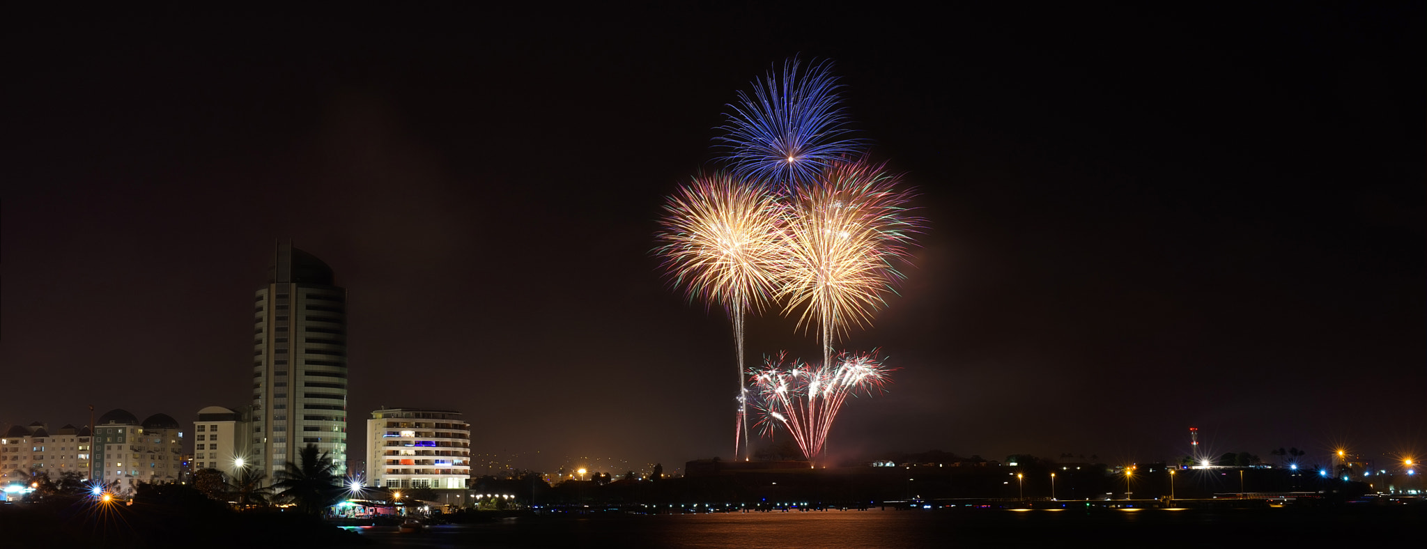 Minolta AF 50mm F1.4 [New] sample photo. Martinique fireworks 2015 photography