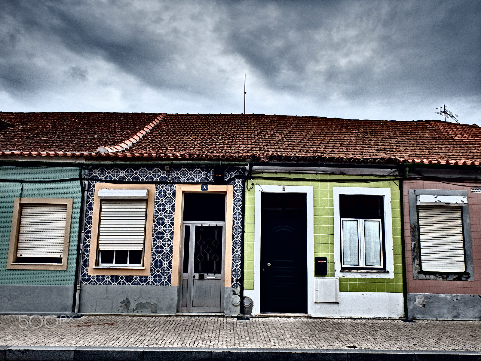 Olympus TG-830 sample photo. Small houses in aveiro photography