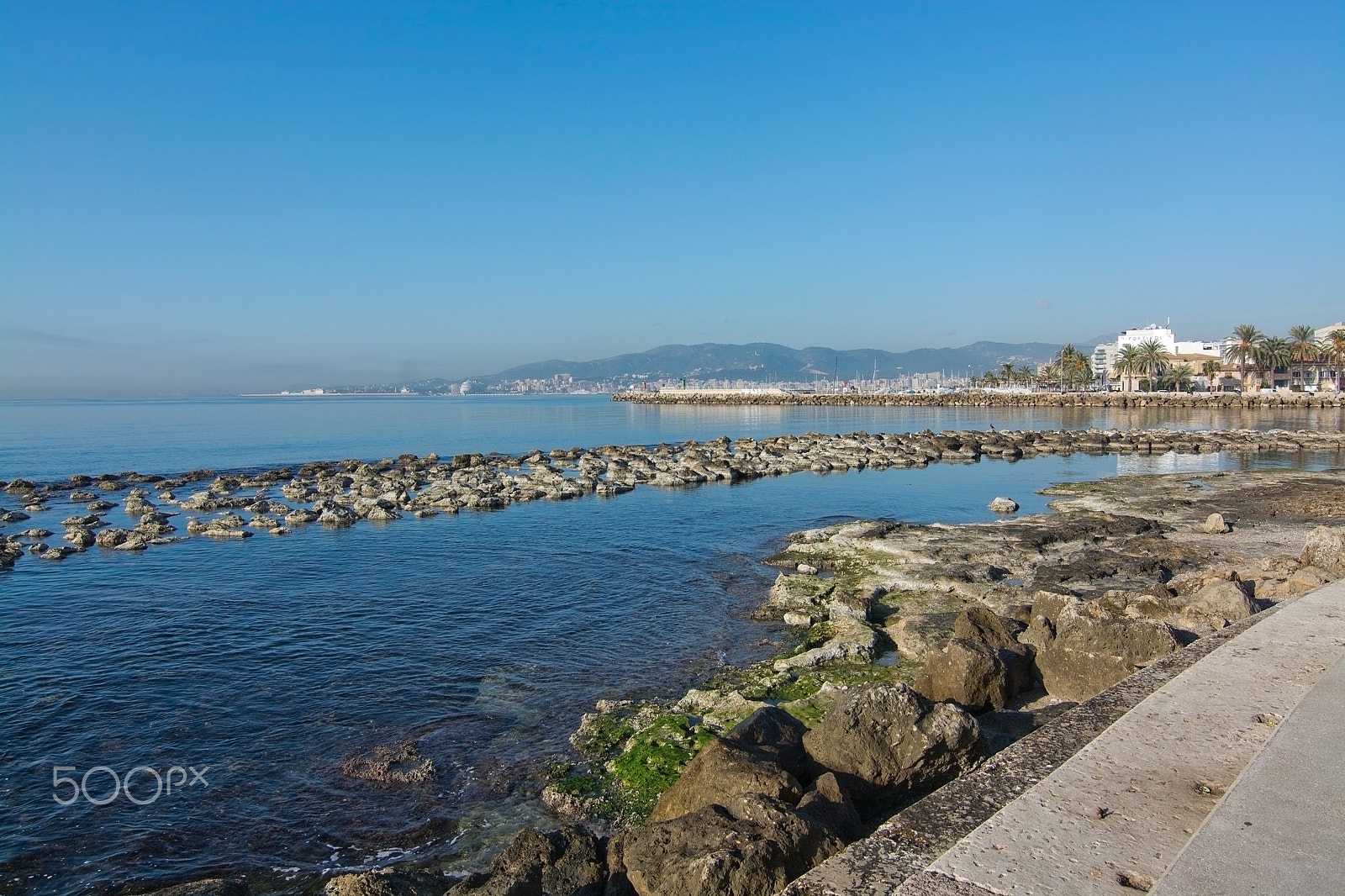 Nikon D7100 + Nikkor 45mm f/2.8 P sample photo. Sunny bike route along the mediterranean photography