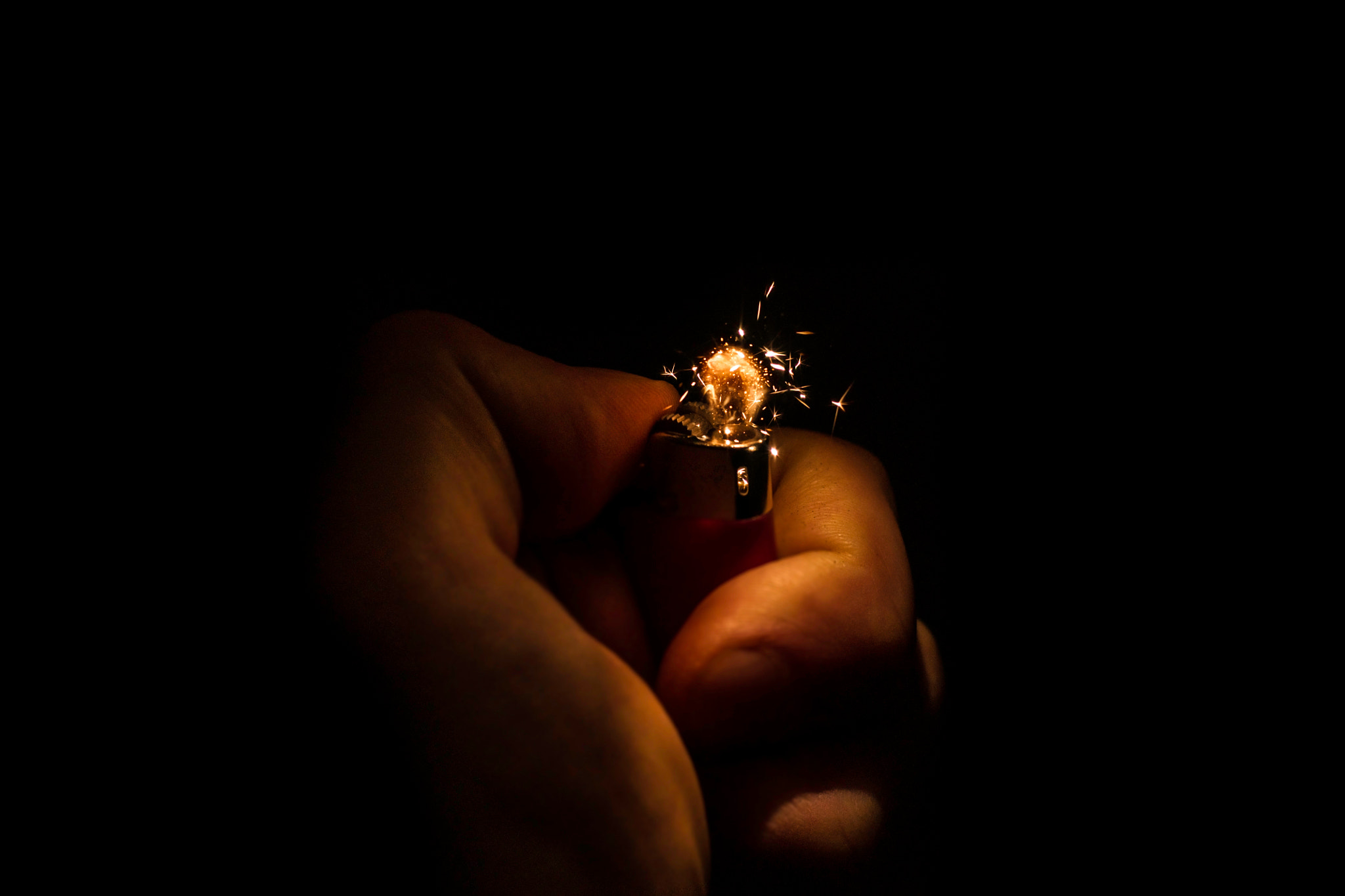 Sony Alpha DSLR-A500 + Sony 50mm F1.4 sample photo. Beautiful spark photography