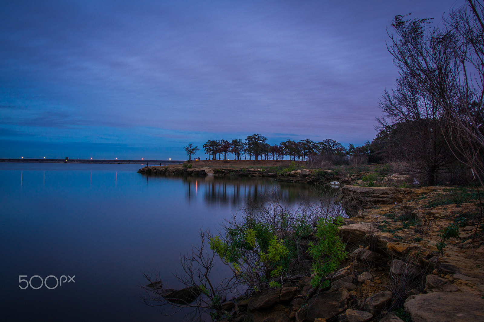 Sony Alpha DSLR-A850 sample photo. Twilight lake photography