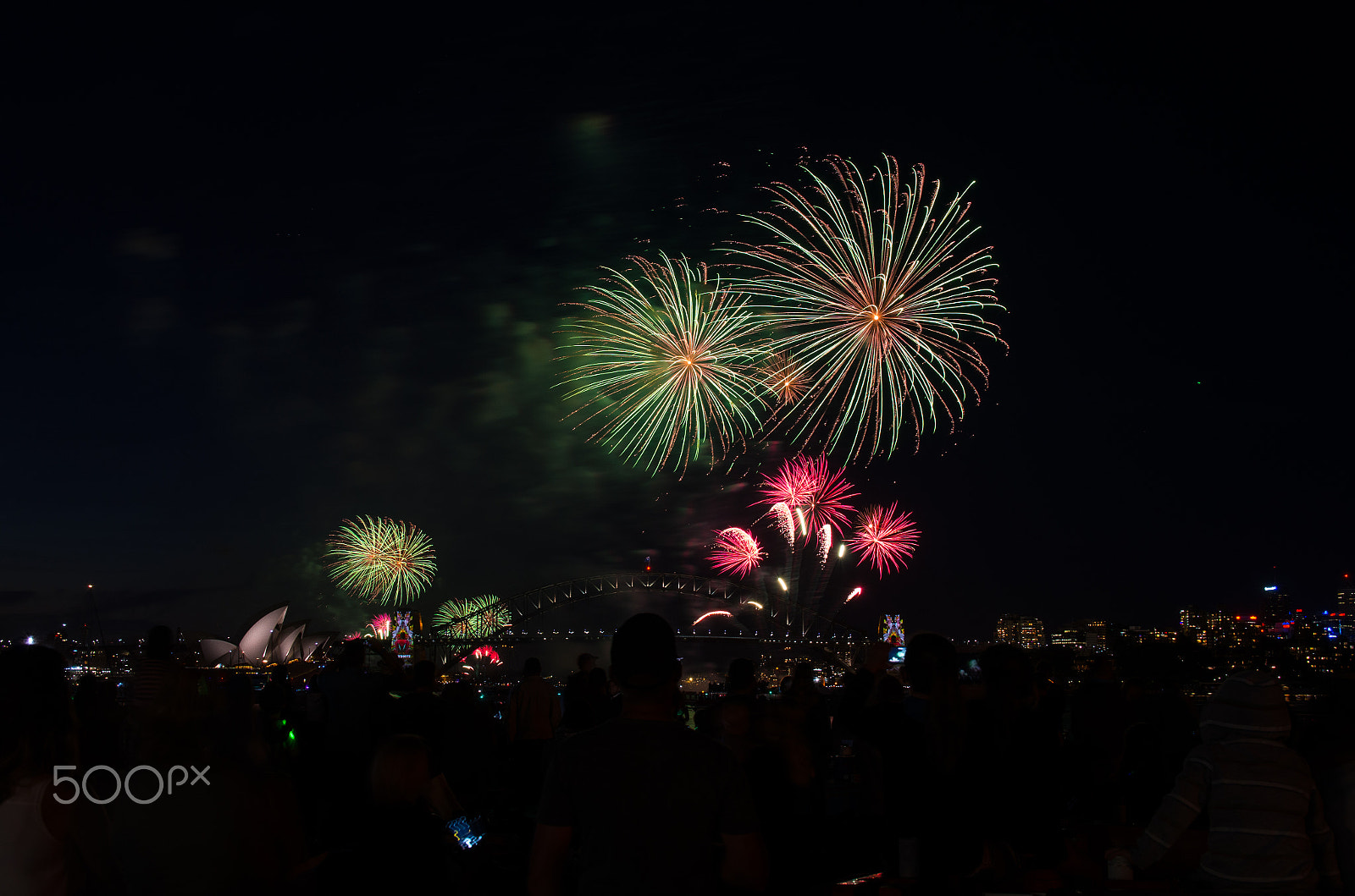 Sigma 17-50mm F2.8 EX DC HSM sample photo. New years eve fireworks sydney harbour bridge photography