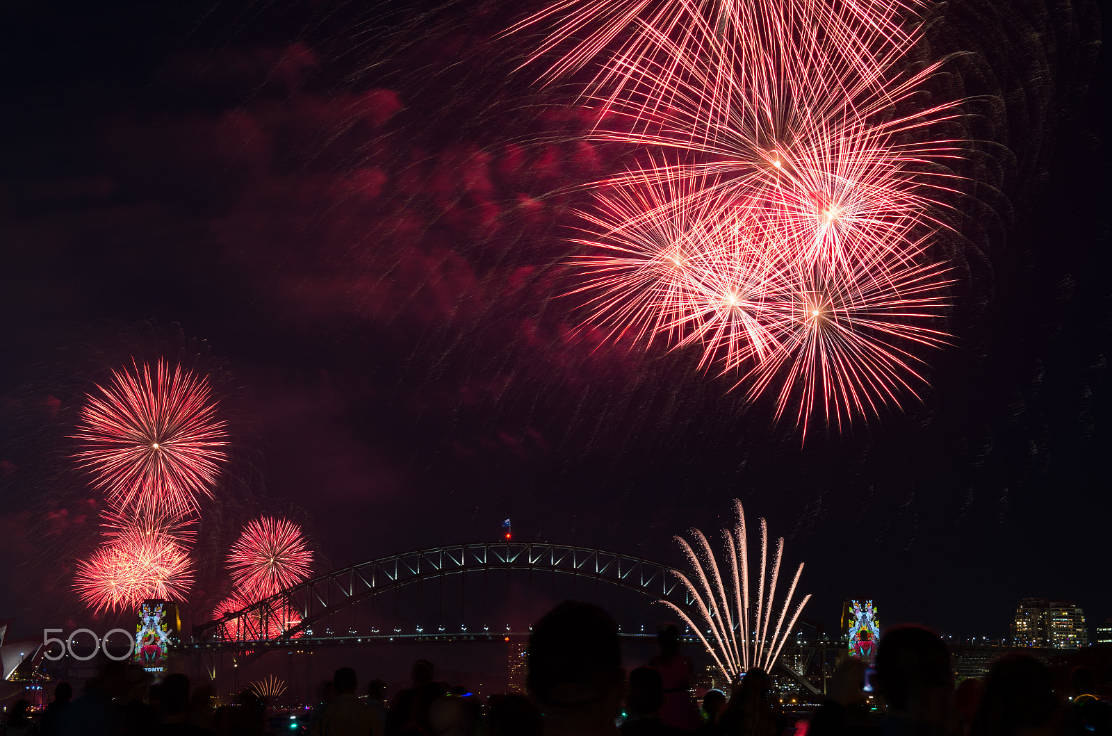 Sigma 17-50mm F2.8 EX DC HSM sample photo. New years eve fireworks sydney harbour bridge photography
