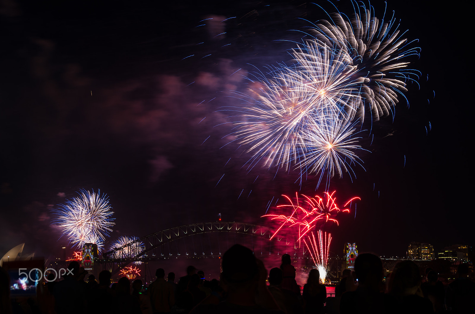 Sigma 17-50mm F2.8 EX DC HSM sample photo. New years eve fireworks sydney harbour bridge photography