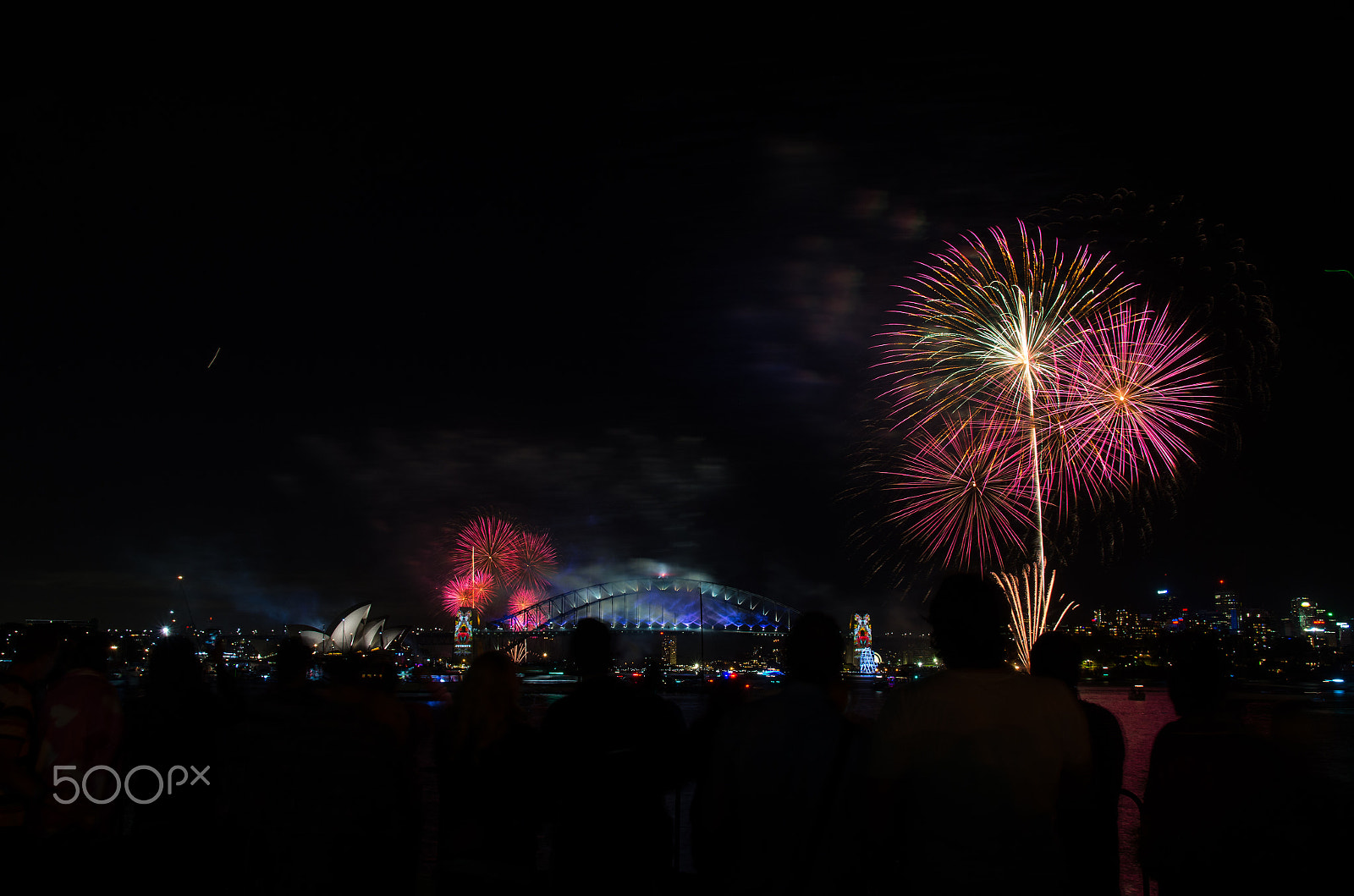 Sigma 17-50mm F2.8 EX DC HSM sample photo. New years eve fireworks sydney harbour bridge photography