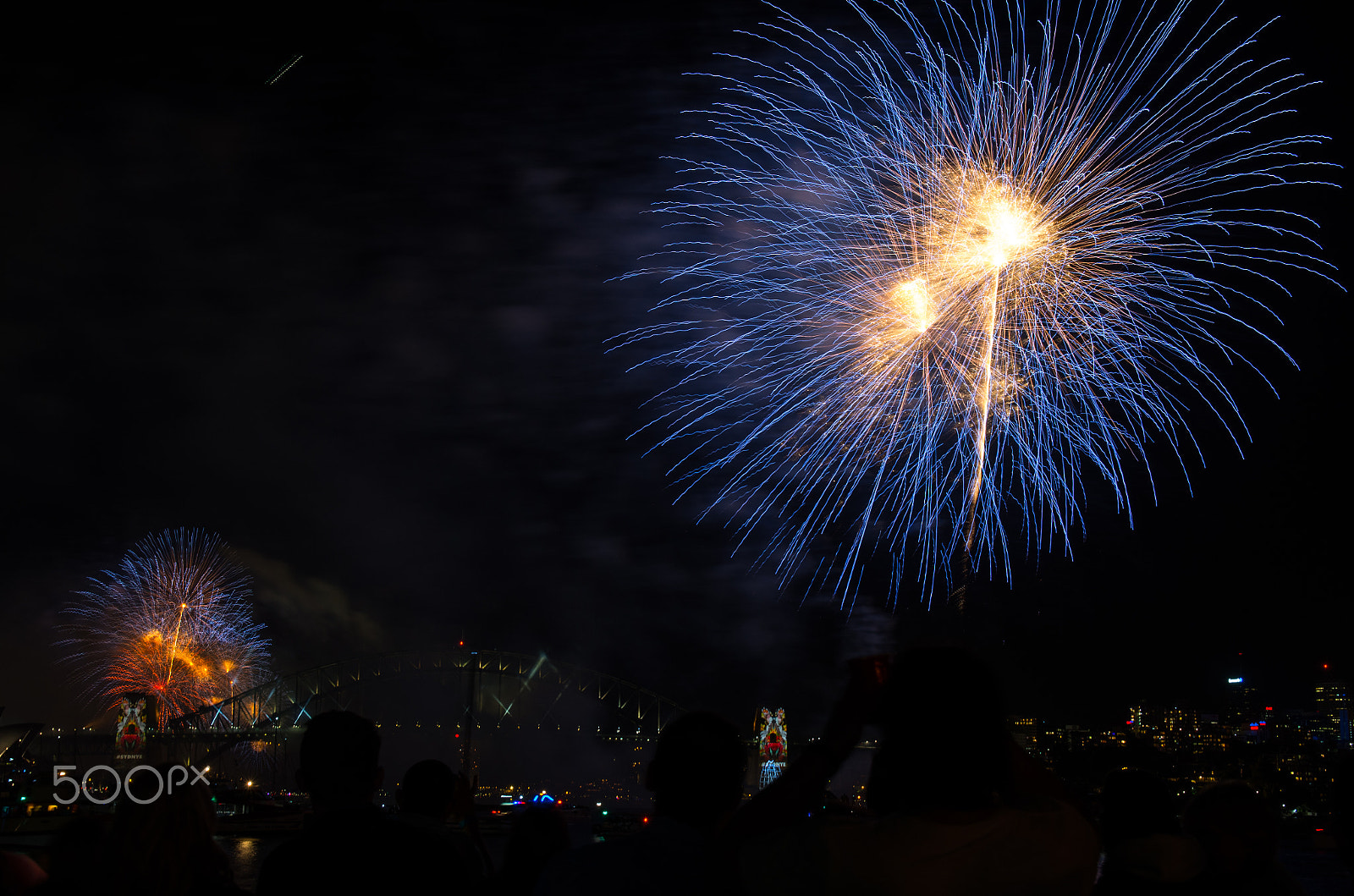 Sigma 17-50mm F2.8 EX DC HSM sample photo. New years eve fireworks sydney harbour bridge photography