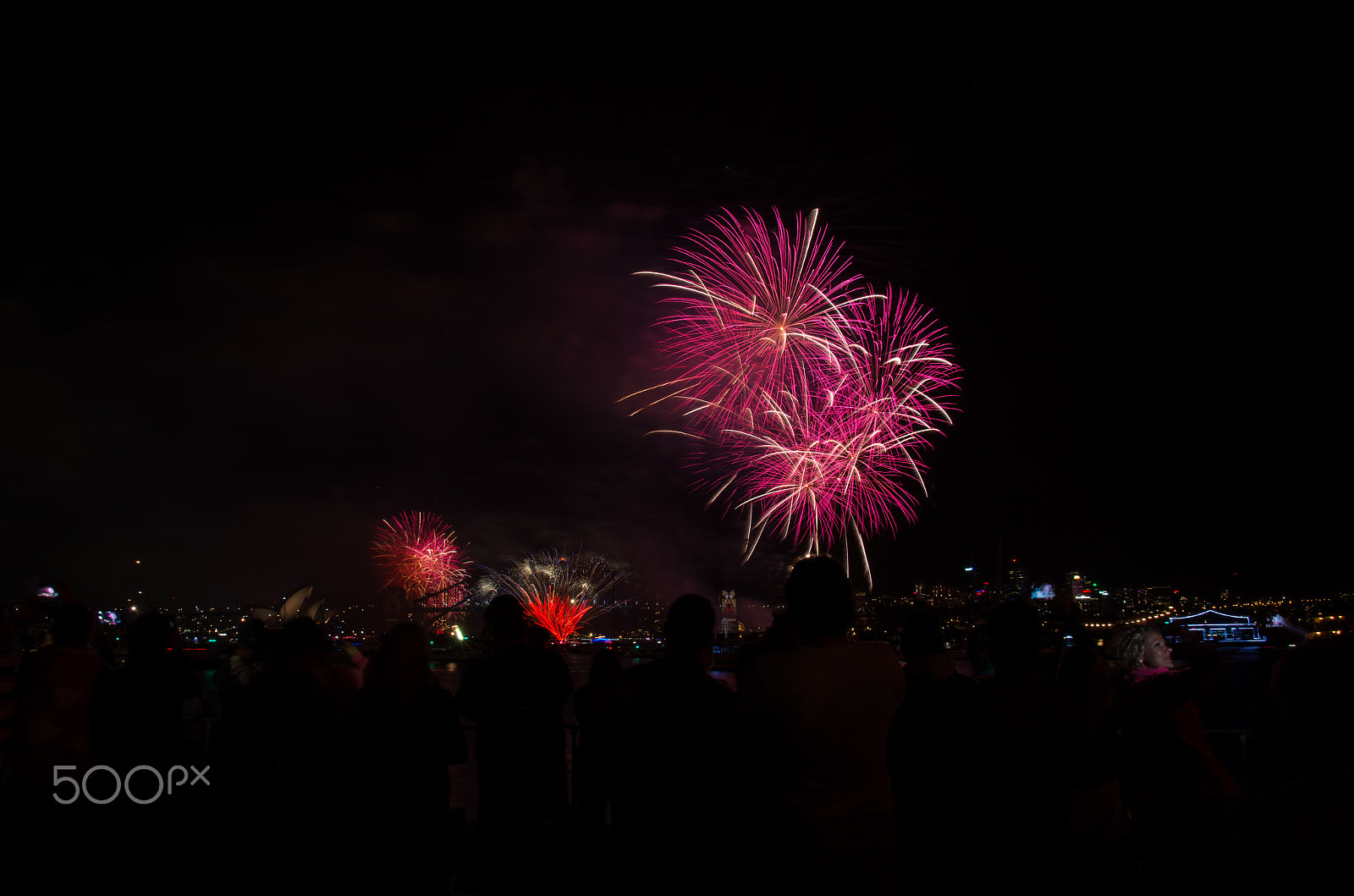 Sigma 17-50mm F2.8 EX DC HSM sample photo. New years eve fireworks sydney harbour bridge photography