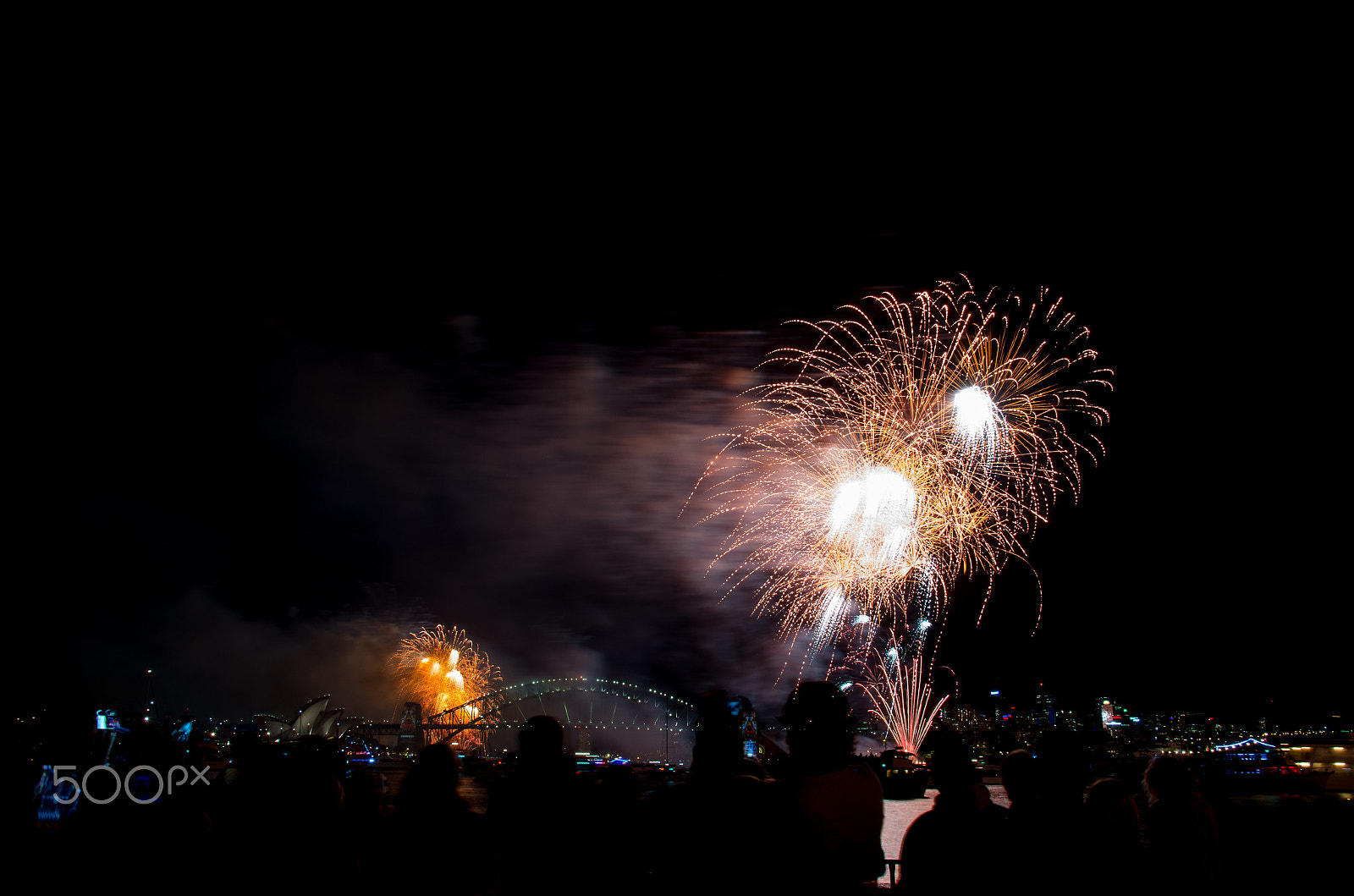Sigma 17-50mm F2.8 EX DC HSM sample photo. New years eve fireworks sydney harbour bridge photography