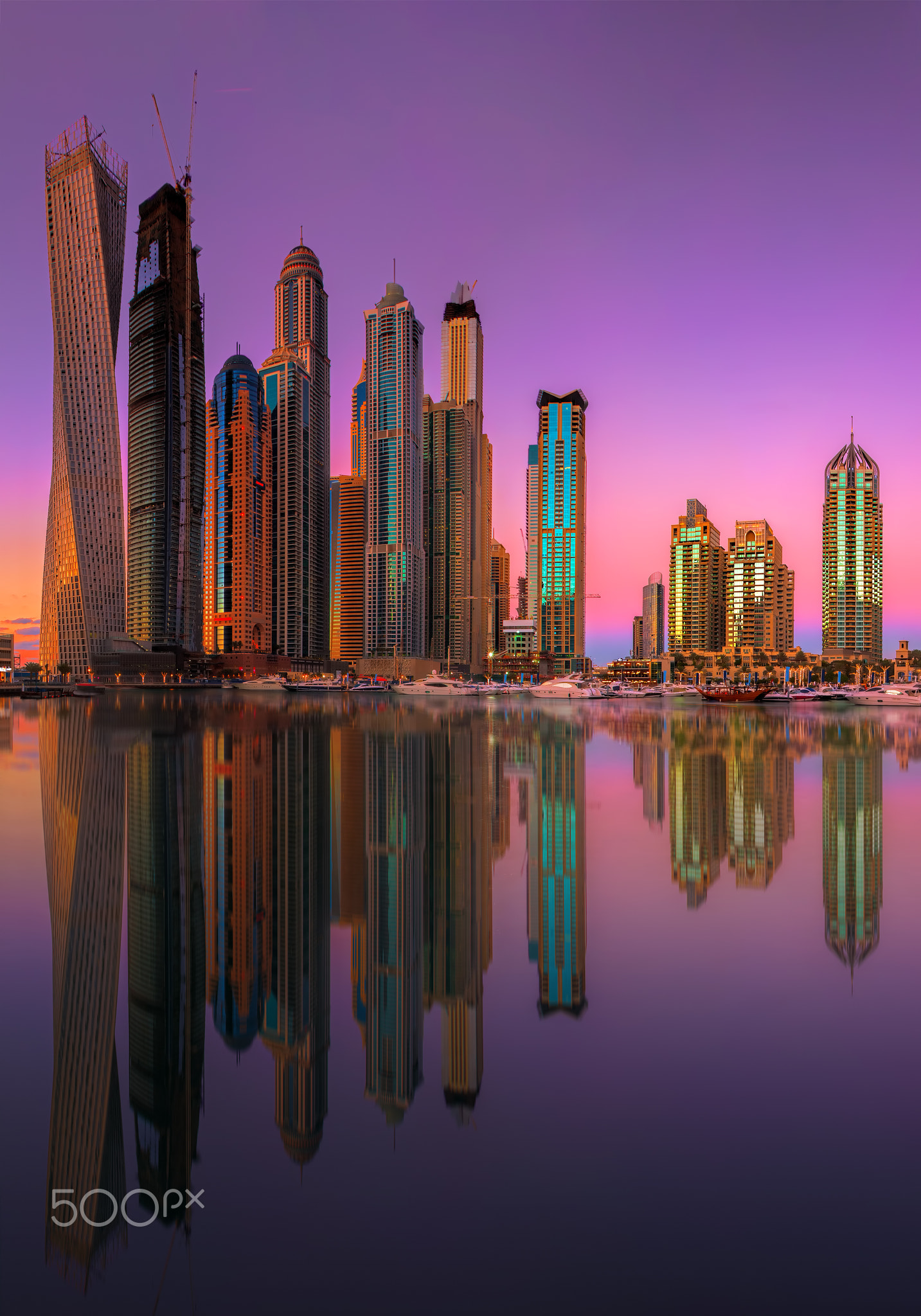 Dubai Marina Skyline