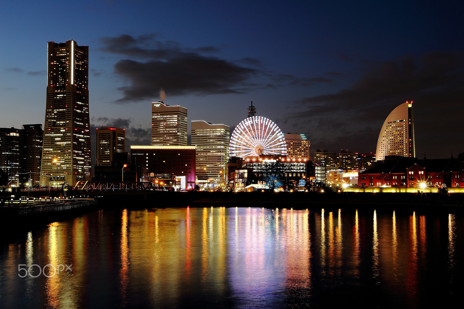 Canon EOS 700D (EOS Rebel T5i / EOS Kiss X7i) sample photo. Night view yokohama photography