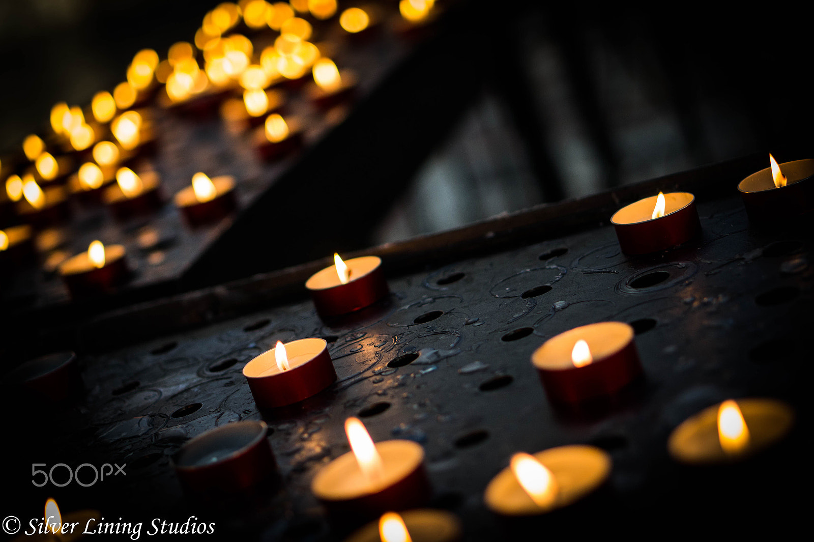 Sony Alpha NEX-3 + E 50mm F1.8 OSS sample photo. Venetian candles photography