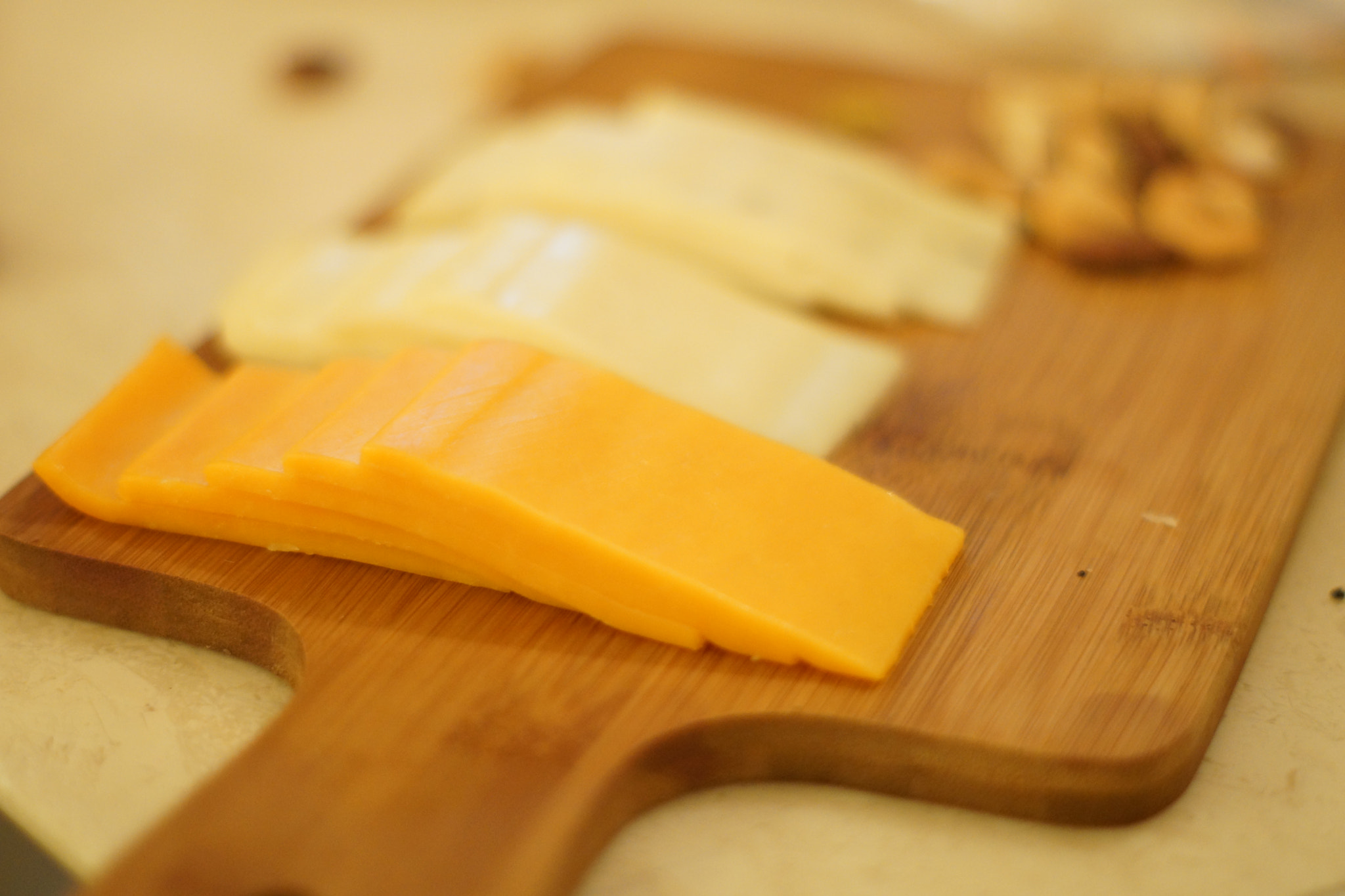 Sony SLT-A77 + Sony 50mm F1.4 sample photo. Assorted cheese platter photography