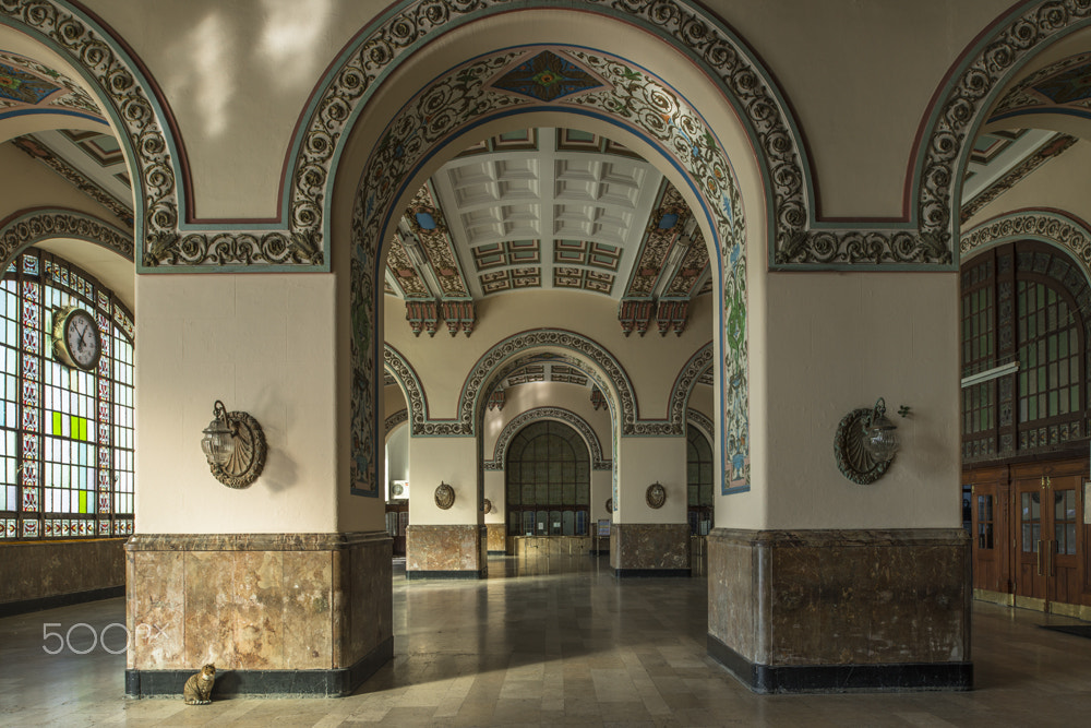 Nikon D800E + Nikon PC-E Nikkor 24mm F3.5D ED Tilt-Shift sample photo. Haydarpasa train station / istanbul photography