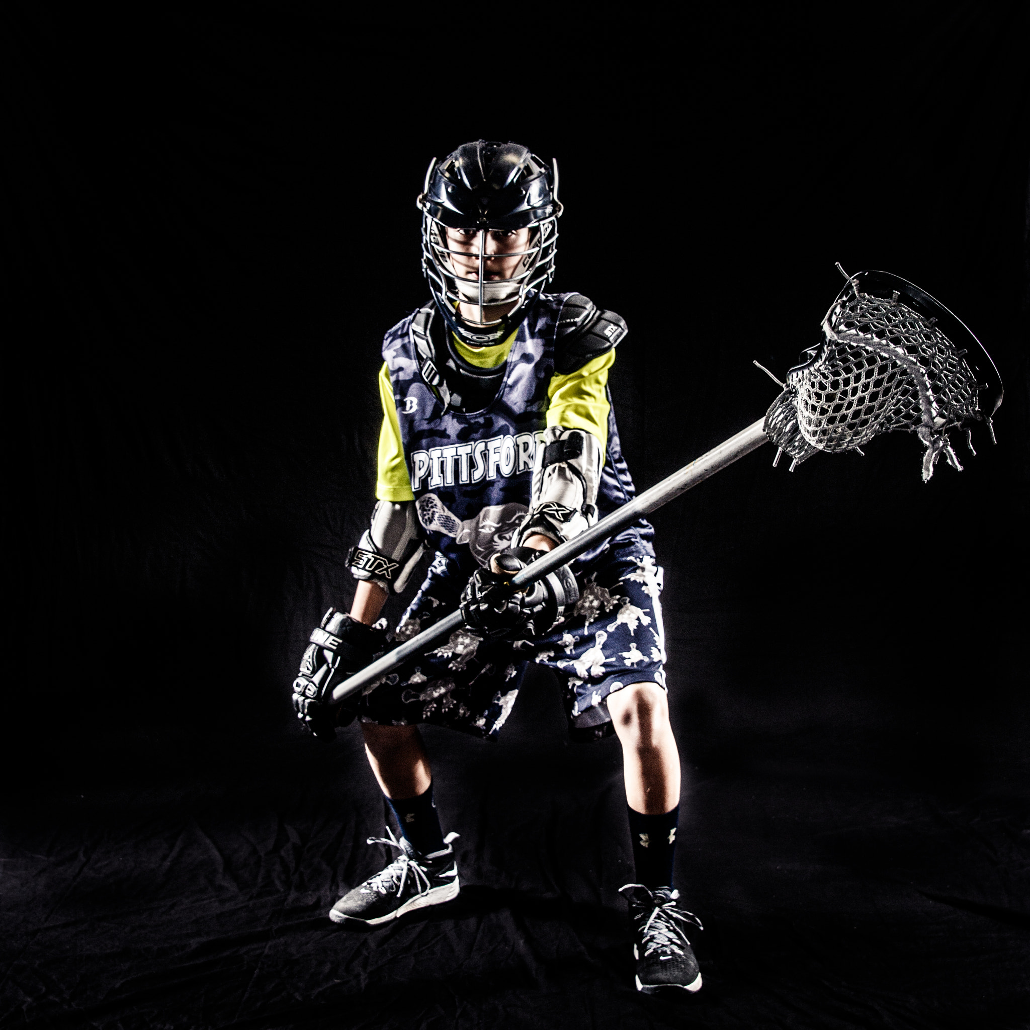 Canon EOS 7D Mark II + Tamron 18-270mm F3.5-6.3 Di II VC PZD sample photo. Youth lacrosse sports portrait photography