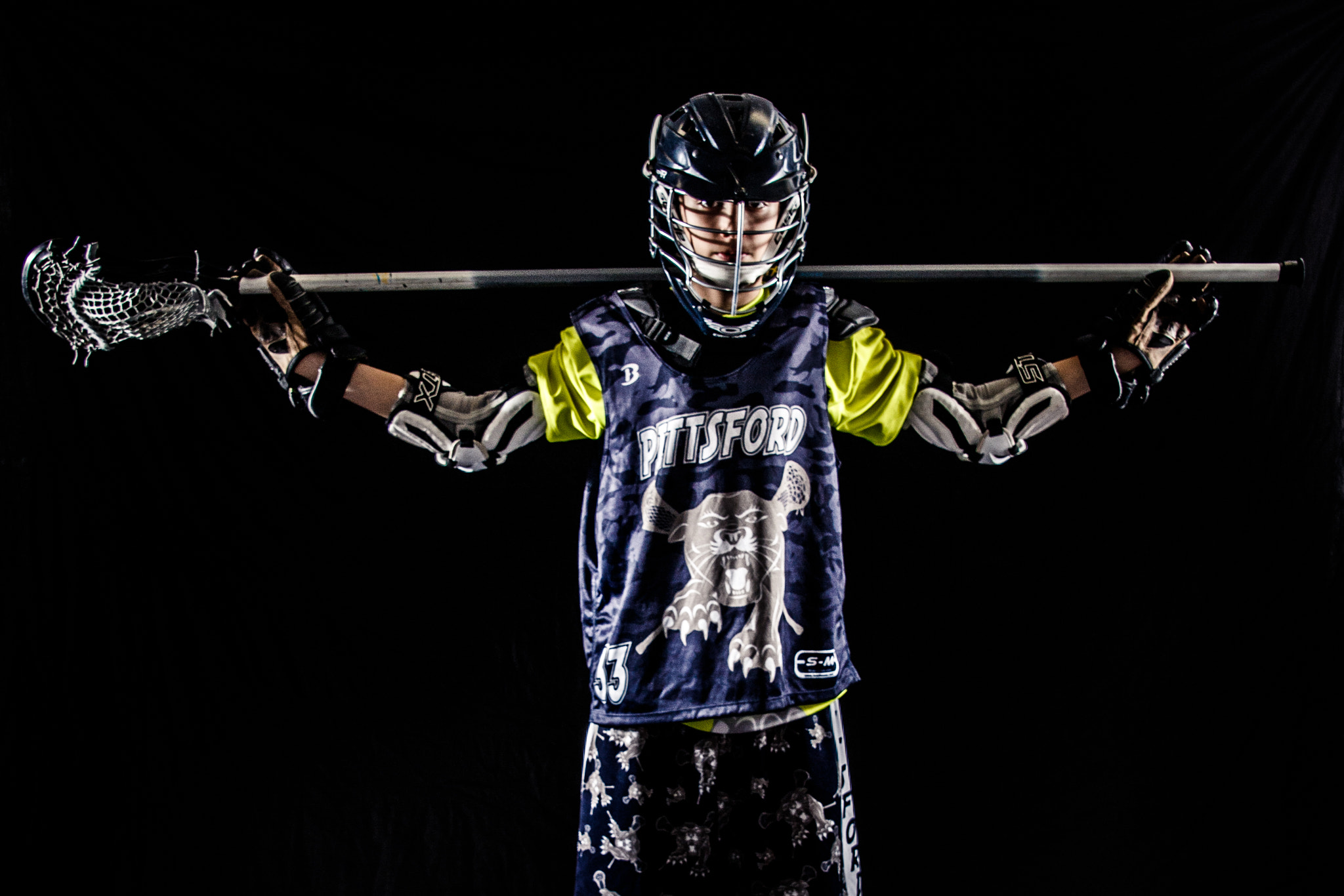 Canon EOS 7D Mark II + Tamron 18-270mm F3.5-6.3 Di II VC PZD sample photo. Youth lacrosse sports portrait 3 photography