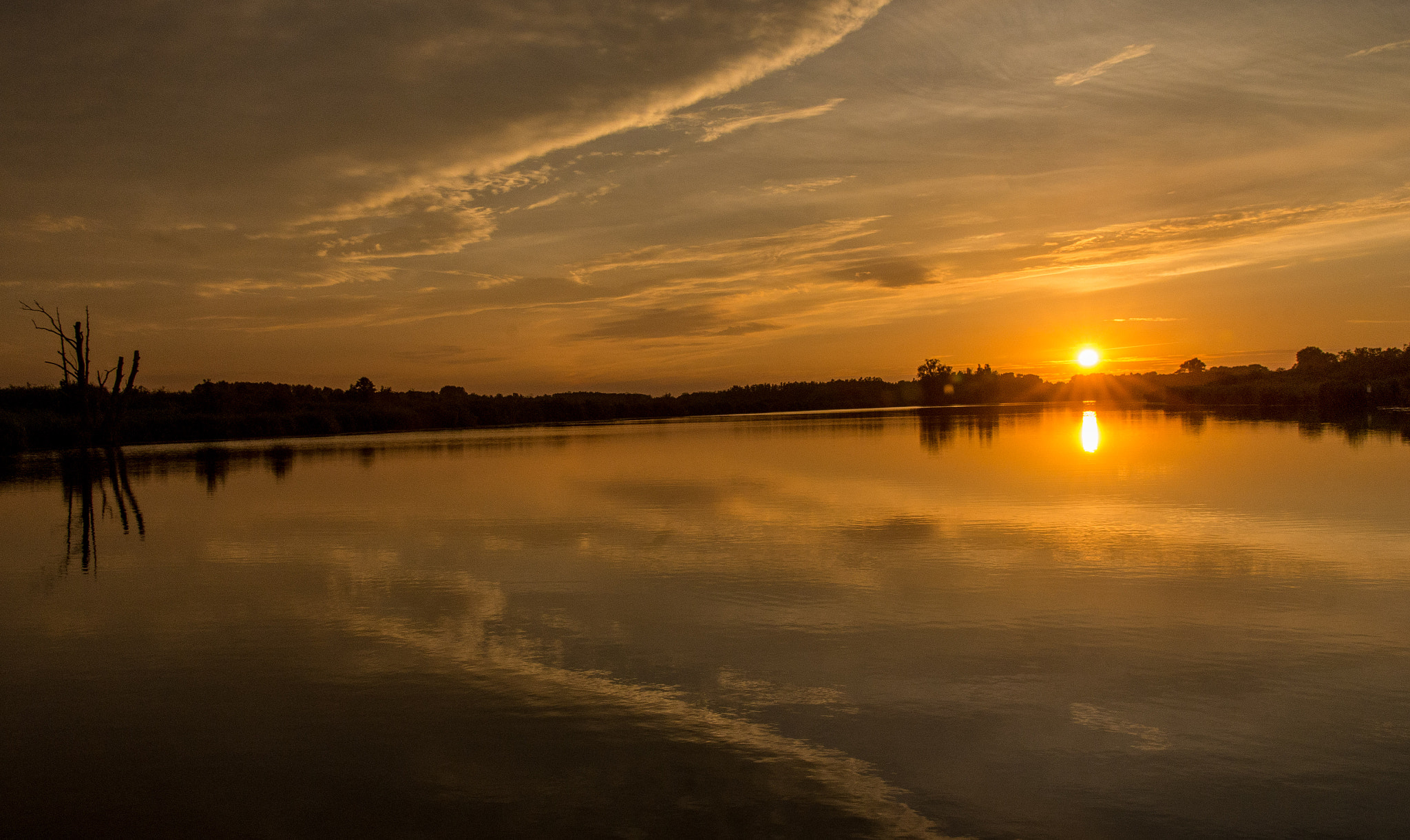 Pentax smc DA* 16-50mm F2.8 ED AL (IF) SDM sample photo. Peene river at sunset photography