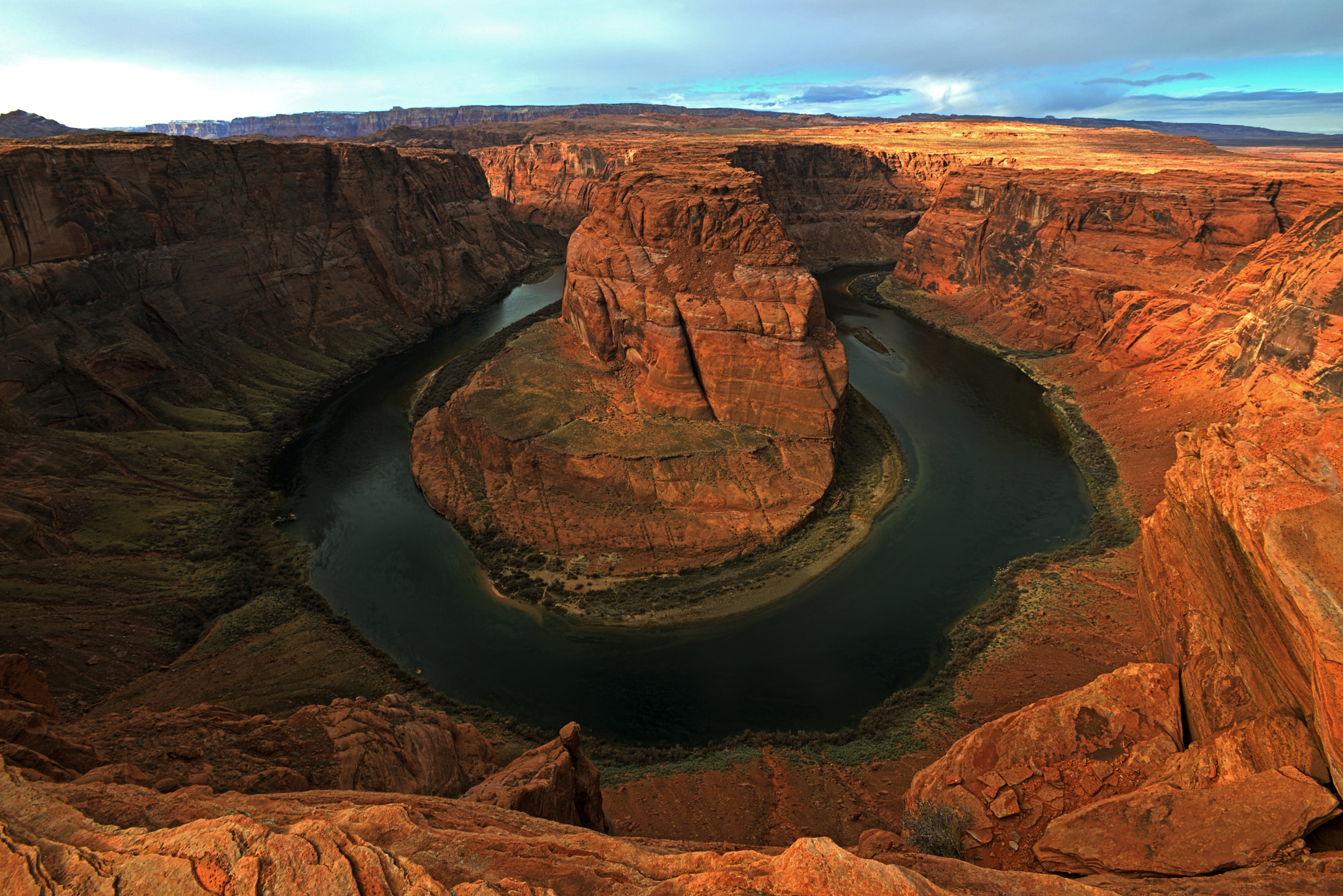 Nikon D600 + Sigma 50mm F1.4 DG HSM Art sample photo. Horse shoe bend photography