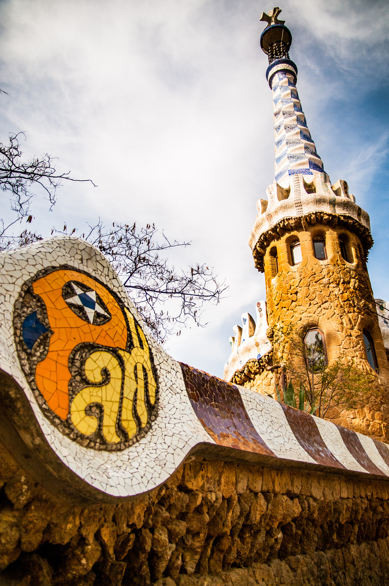 Sigma 17-70mm F2.8-4.5 DC Macro Asp. IF sample photo. Park güell photography