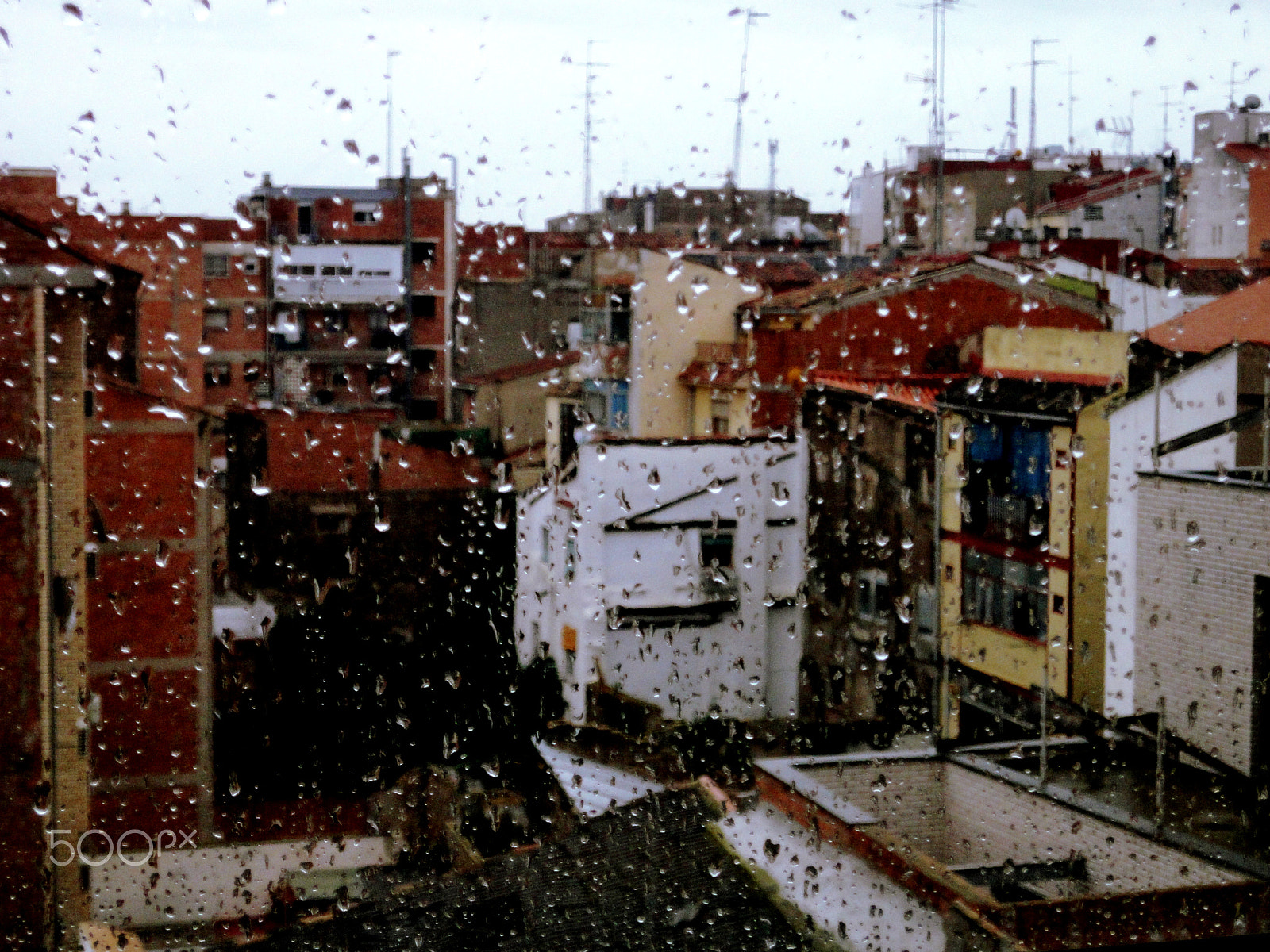 Sony Cyber-shot DSC-WX1 sample photo. Rainy but colourful photography