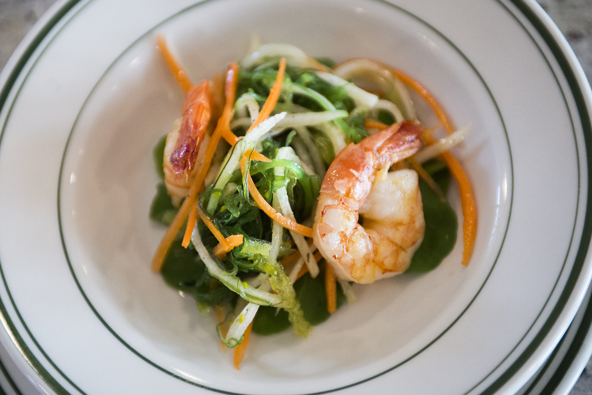 Nikon AF-S Nikkor 28-70mm F2.8 ED-IF sample photo. Shrimp salad at pascal's photography