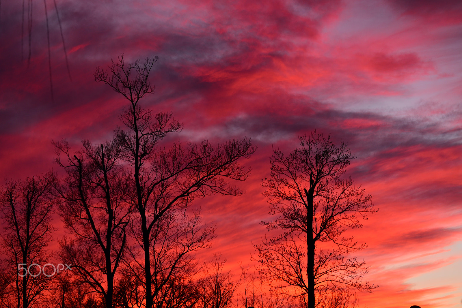 Nikon D750 + AF Zoom-Micro Nikkor 70-180mm f/4.5-5.6D ED sample photo. First sunset in 2016, northern virginia photography