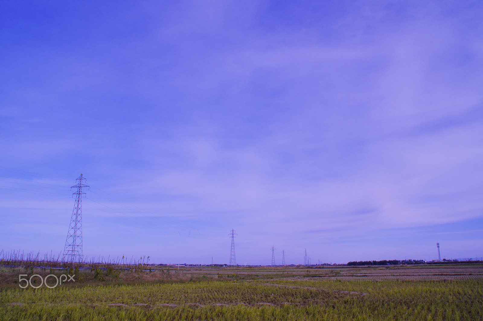 Tamron AF 18-200mm F3.5-6.3 XR Di II LD Aspherical (IF) Macro sample photo. "日本の送電線"japanese power transmission line photography