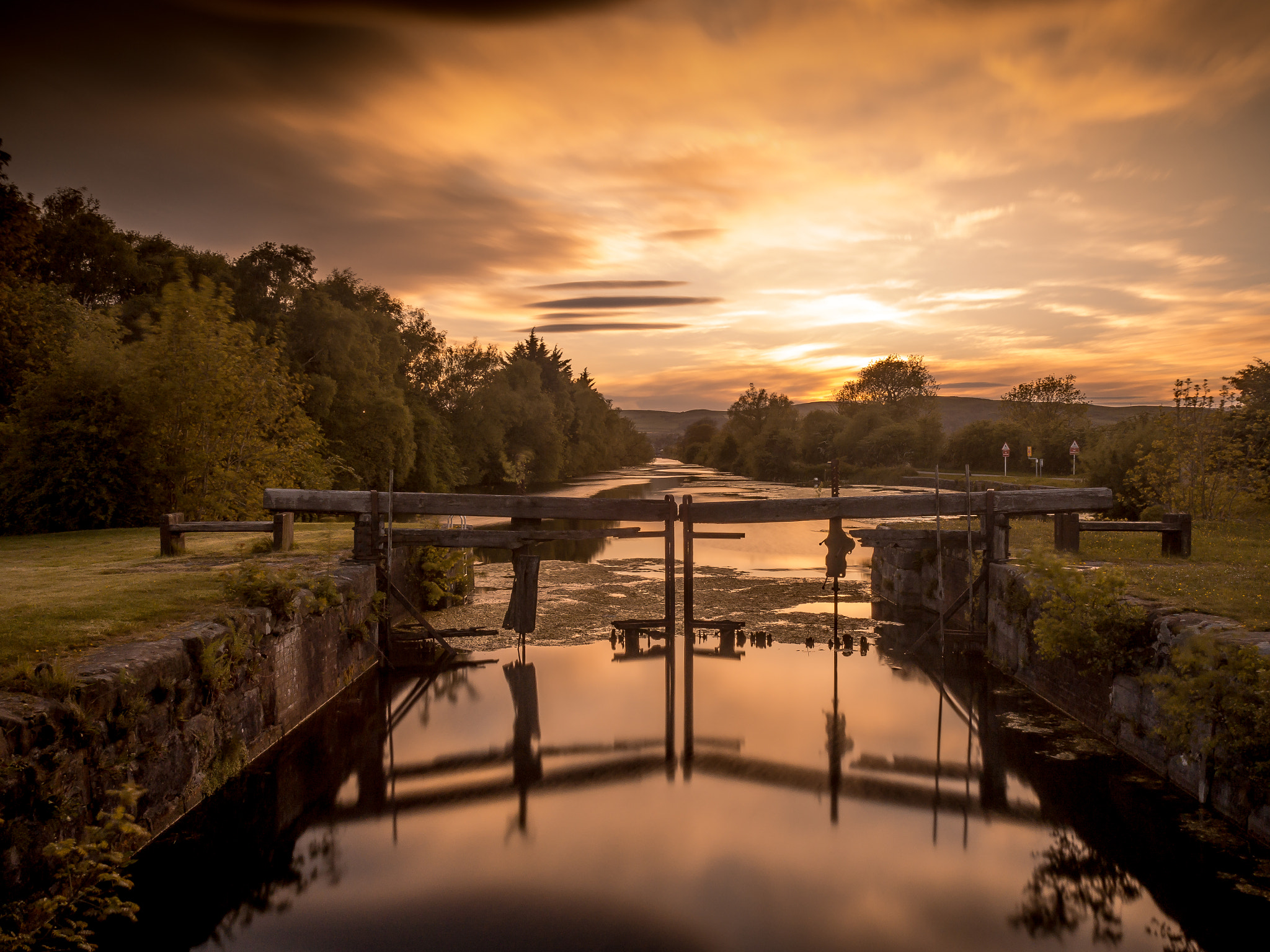Panasonic Lumix DMC-GH3 sample photo. Canal sunset photography