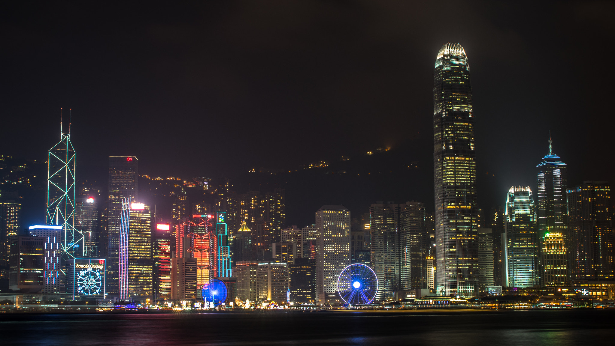 Minolta AF 28-80mm F4-5.6 sample photo. Hong kong skyline photography