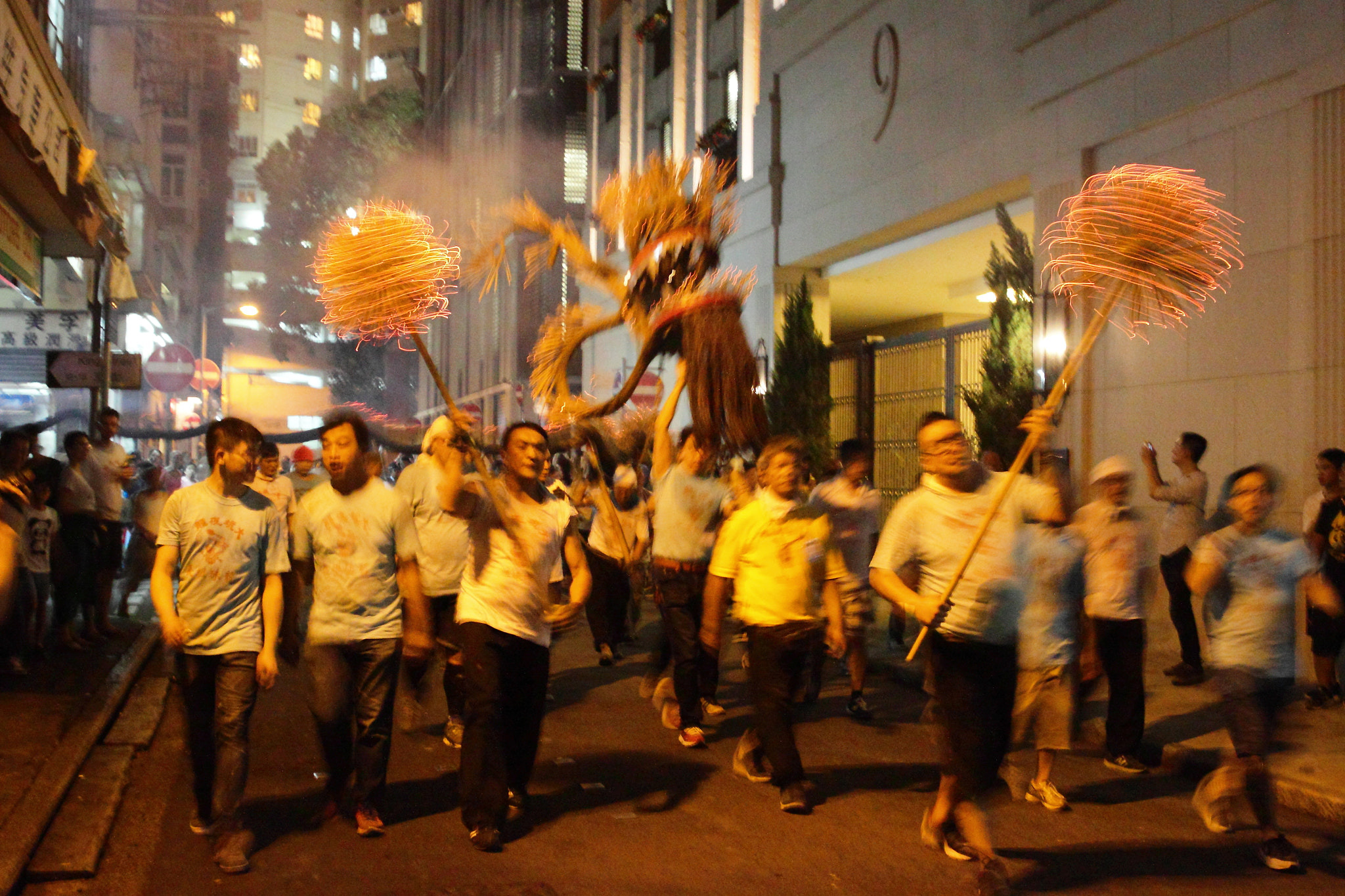 Canon EF 24-70mm F2.8L II USM sample photo. Tai hang fire dragon dance photography