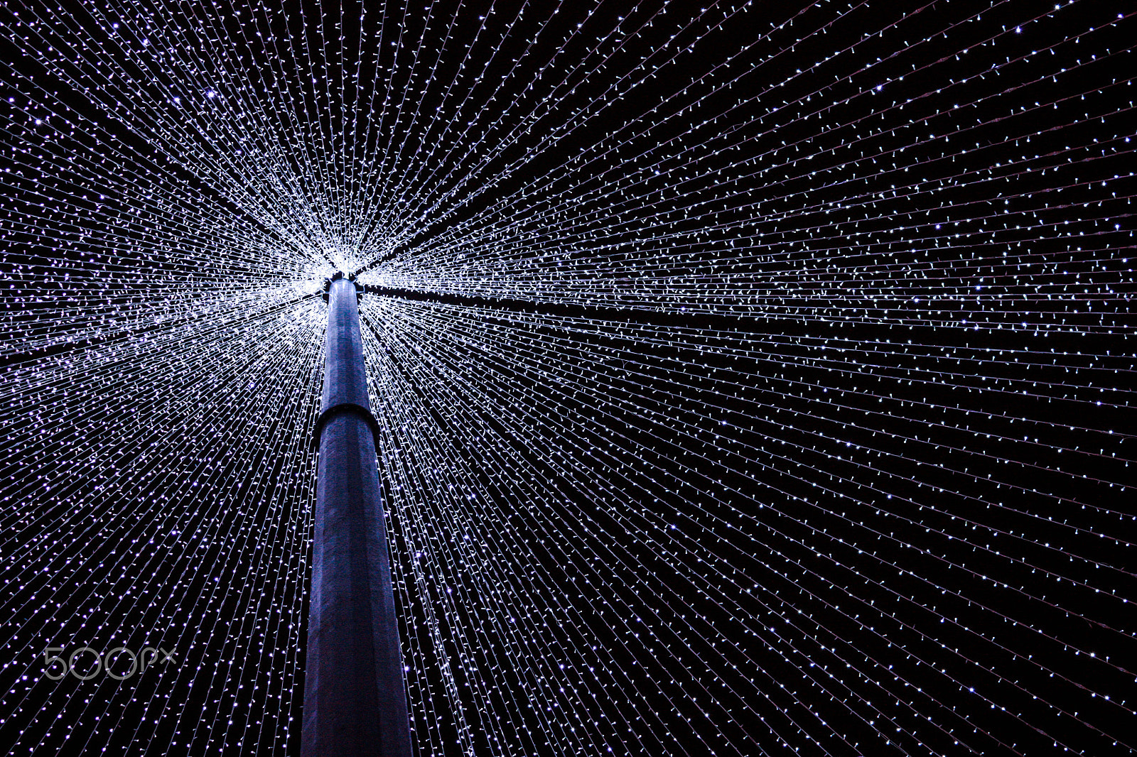 Canon EF-S 18-55mm F3.5-5.6 III sample photo. Lights in the dark photography