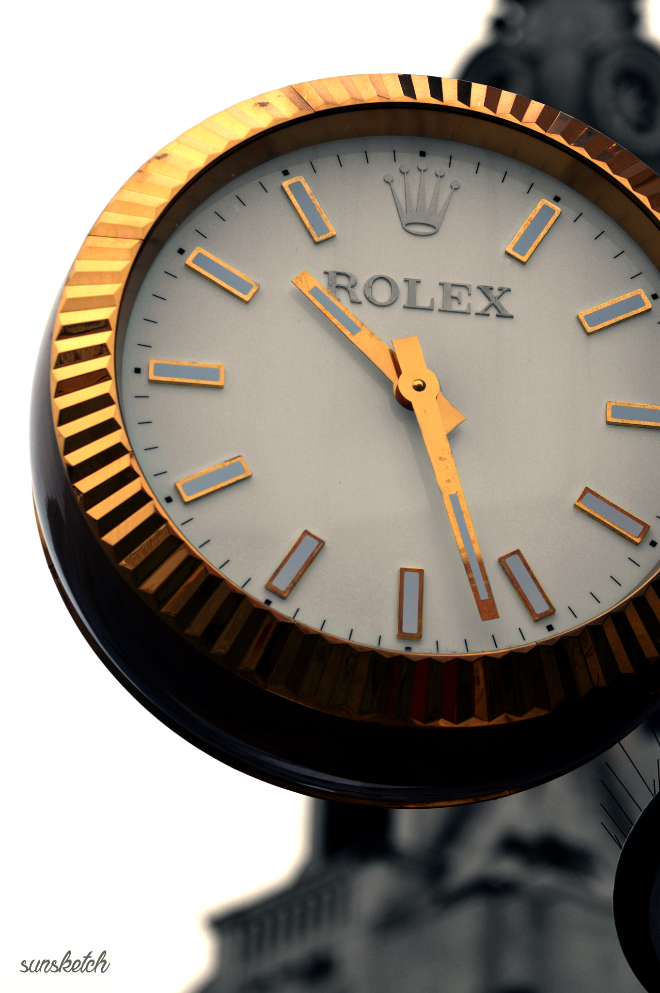 Sigma 70-200mm F2.8 EX DG OS HSM sample photo. Rolex clock photography
