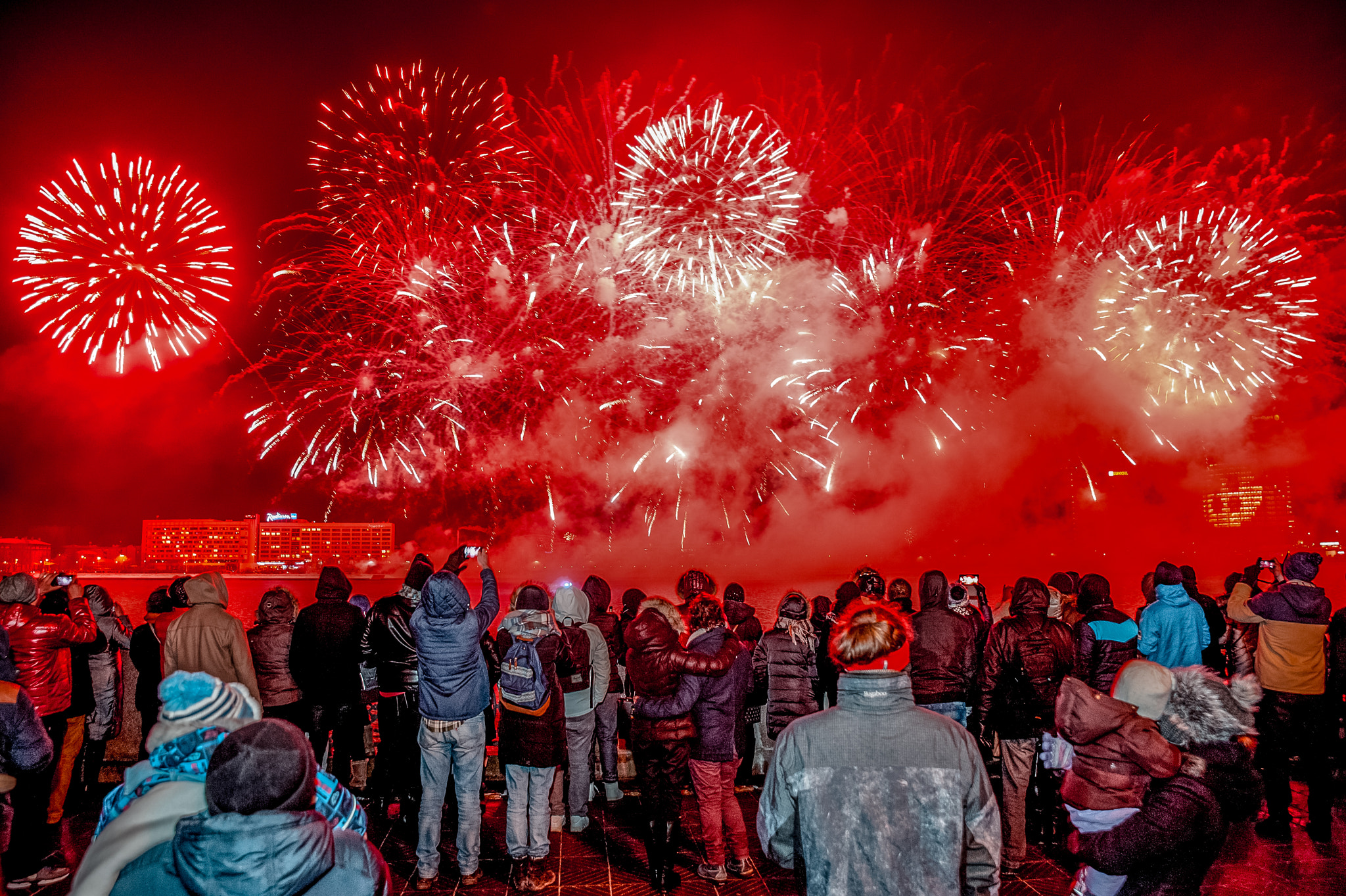 Nikon D3 sample photo. Ryga new year-2016 photography