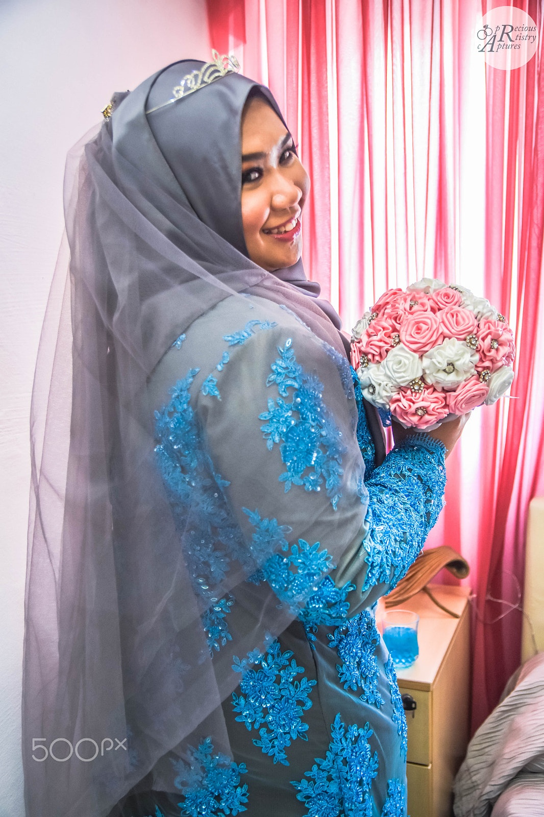 Nikon D7200 + Sigma 18-50mm F2.8 EX DC Macro sample photo. Happily posing for the camera on her special day! photography