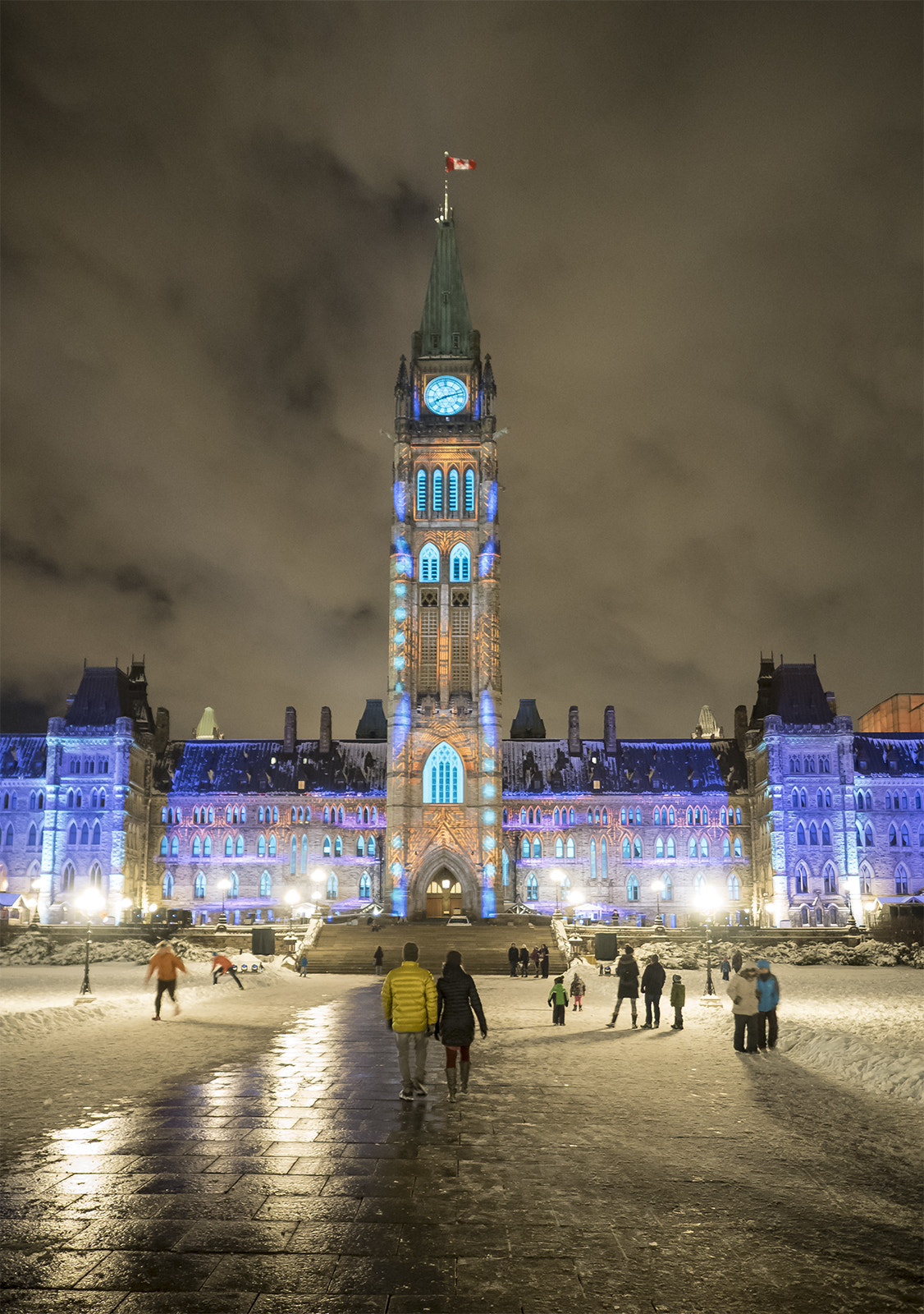 Olympus OM-D E-M5 II + OLYMPUS M.12mm F2.0 sample photo. New year's eve - parliament hill - canada photography