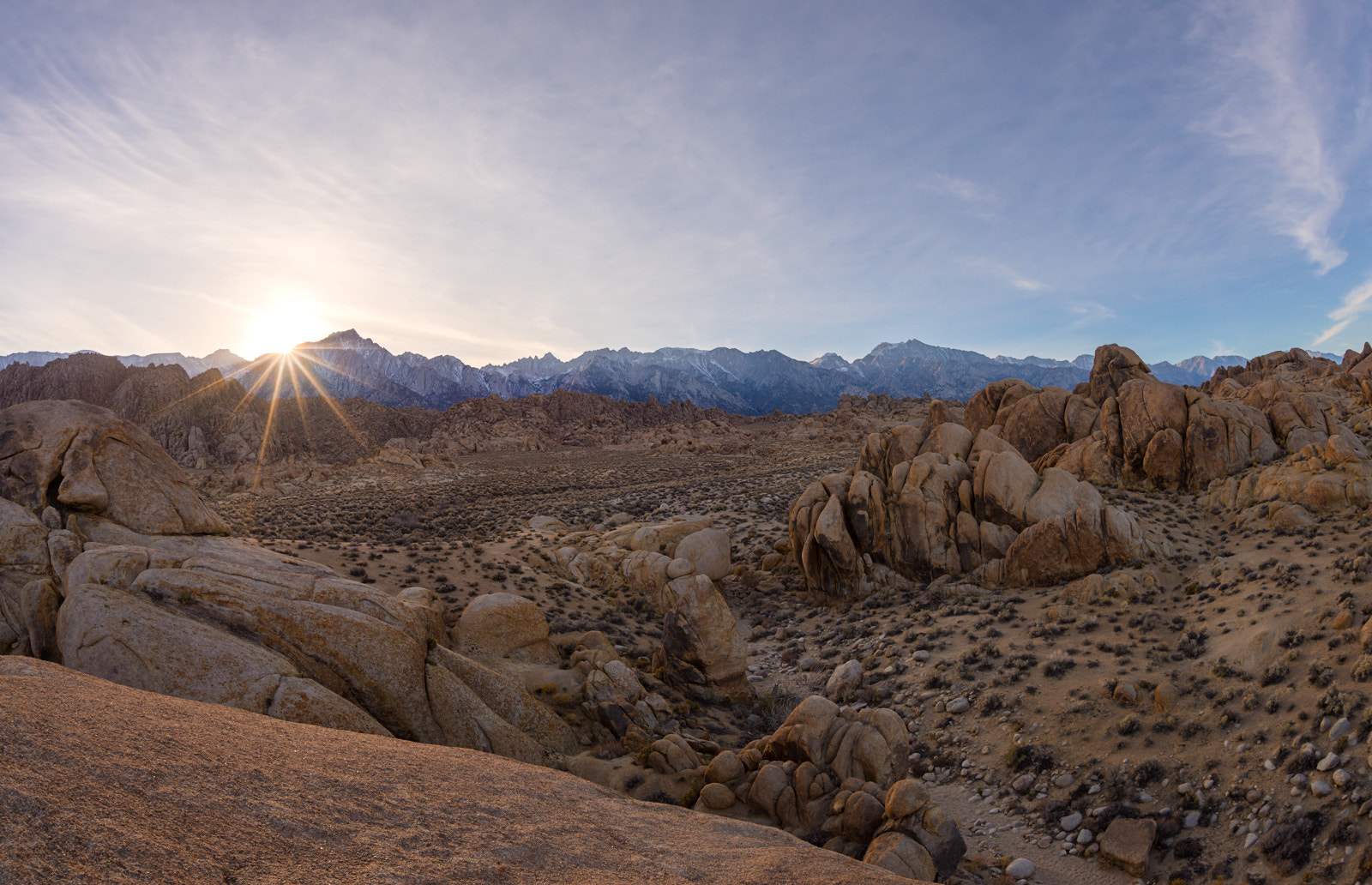 Nikon D600 + Sigma 15mm F2.8 EX DG Diagonal Fisheye sample photo. Alabama hills sunstar photography