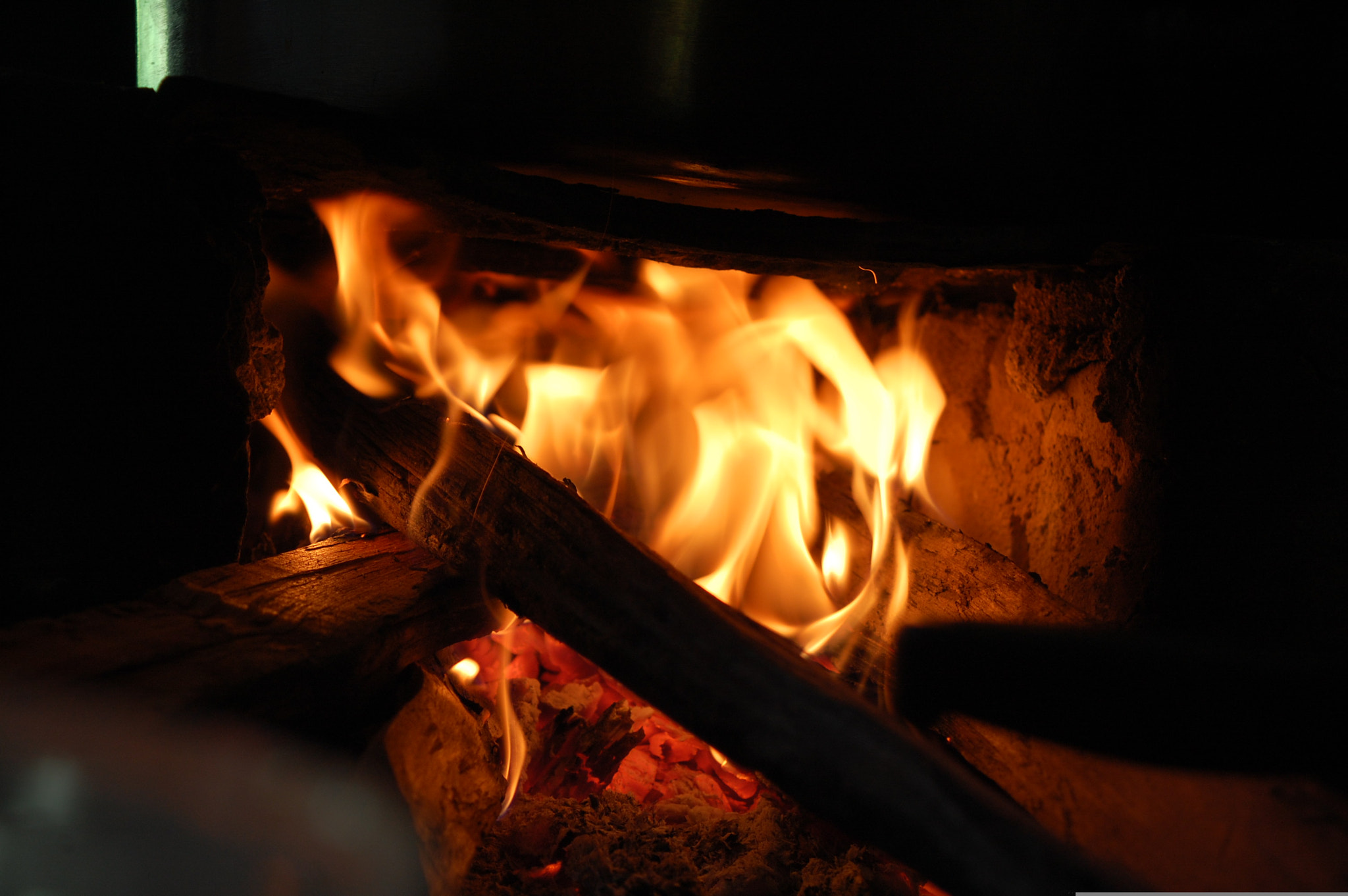 Nikon D40 sample photo. Fire photography