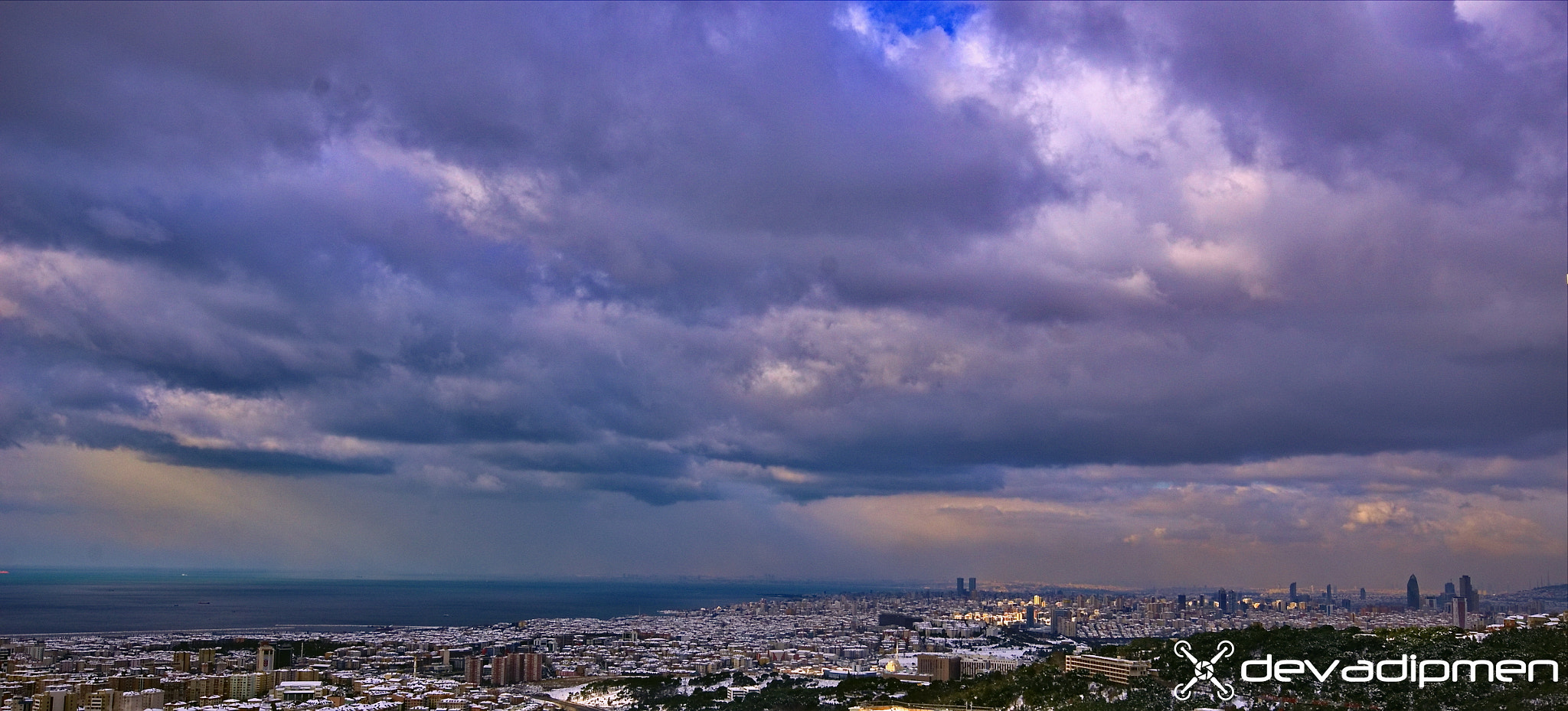 Sigma AF 10-20mm F4-5.6 EX DC sample photo. Ufukta kar var... photography