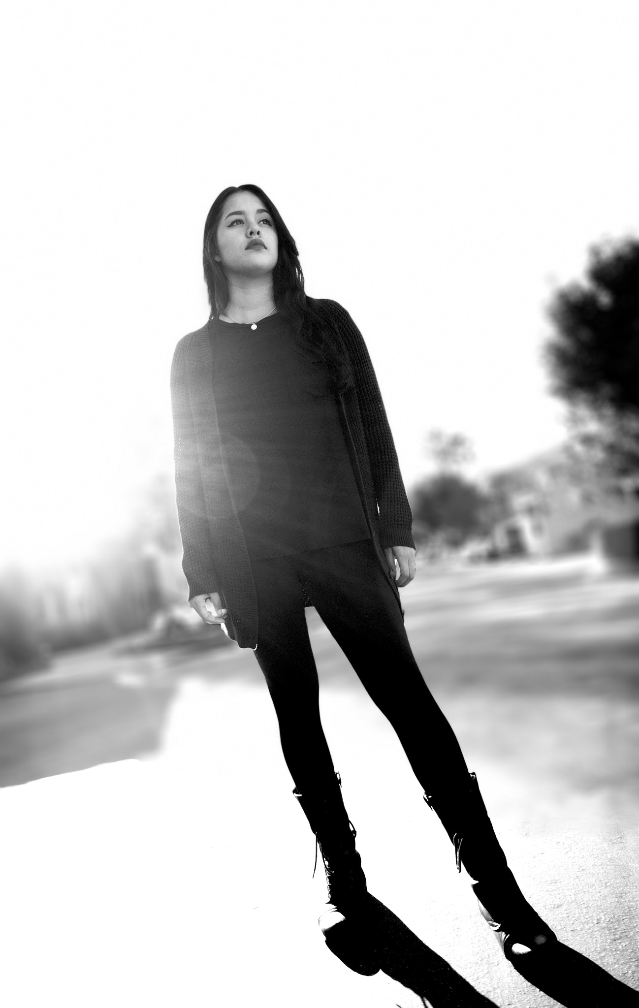 Canon EF-S 10-18mm F4.5–5.6 IS STM sample photo. Fashion balck and white photography