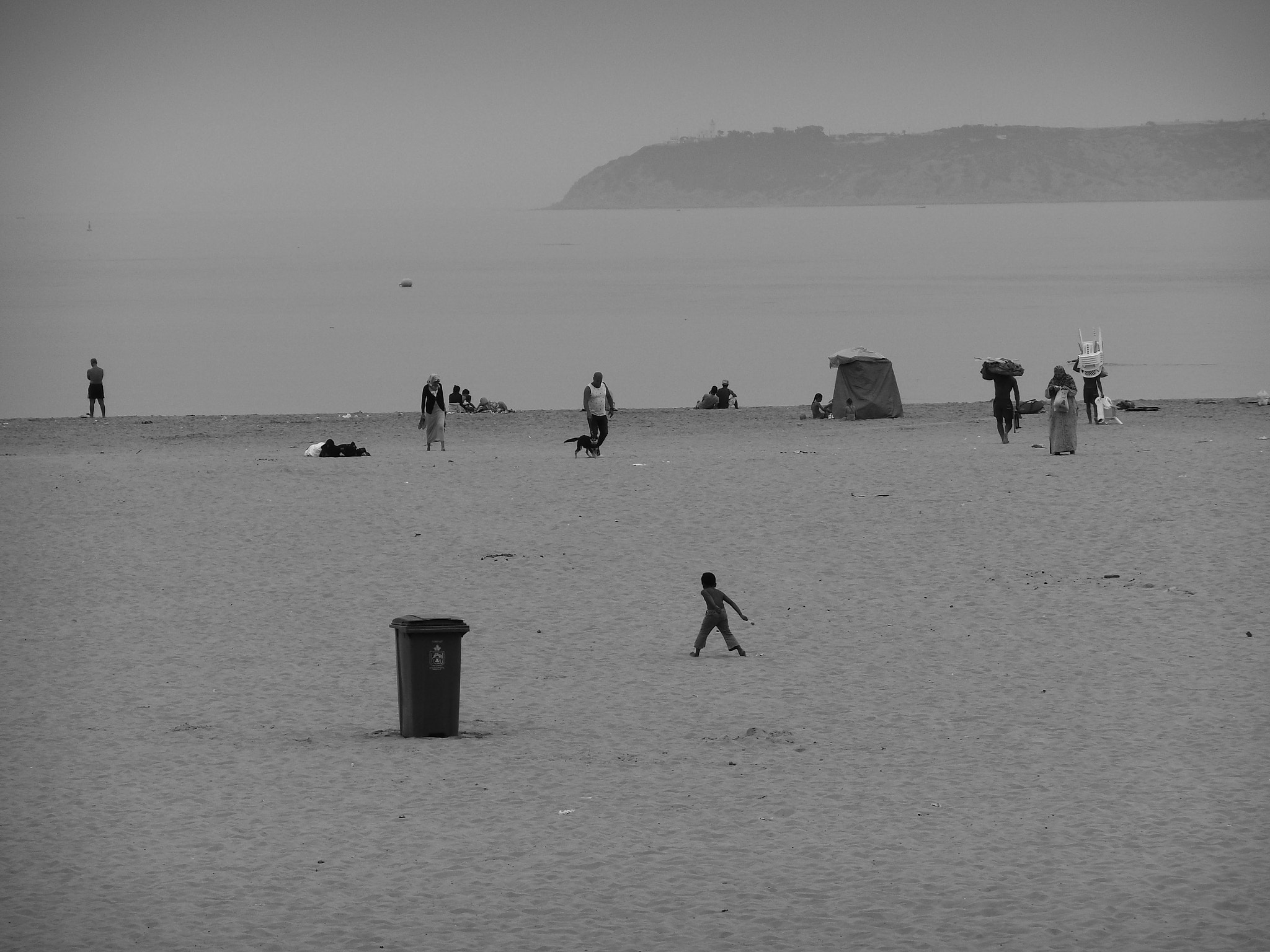 Nikon Coolpix S6400 sample photo. Beach, playa, tangier, morocco photography