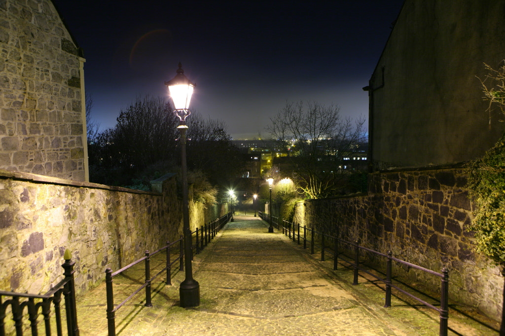 Canon EOS 5D + Canon EF 24-70mm F2.8L USM sample photo. Downhill night photography