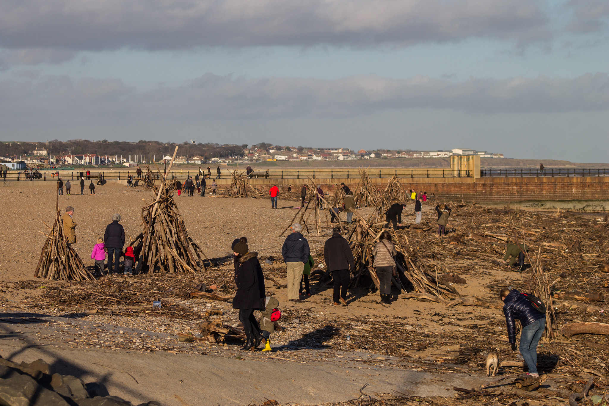 Canon EF 75-300mm f/4-5.6 USM sample photo. Driftwood structures photography
