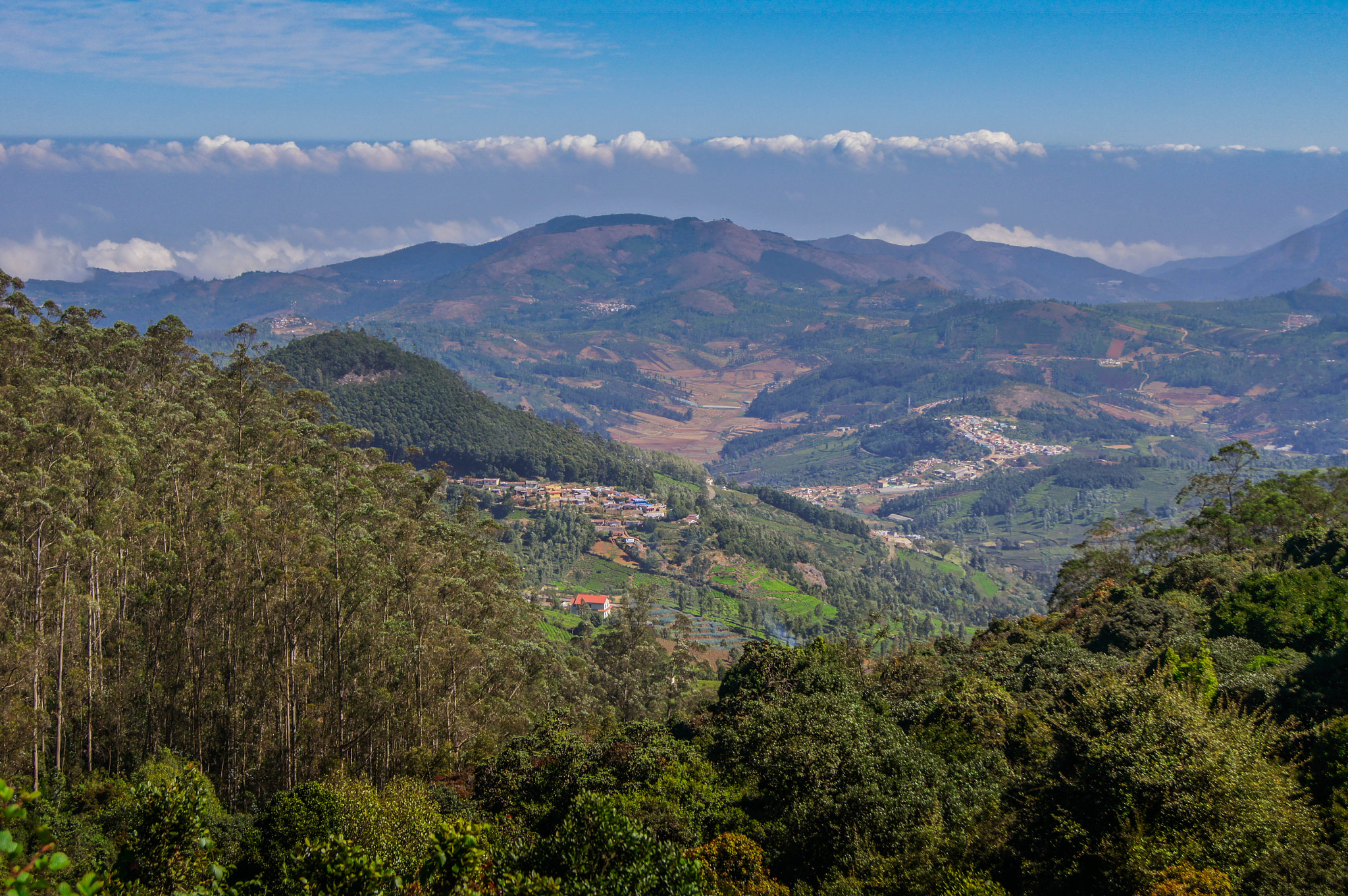 Sony Alpha DSLR-A580 sample photo. View from doddabetta peak photography