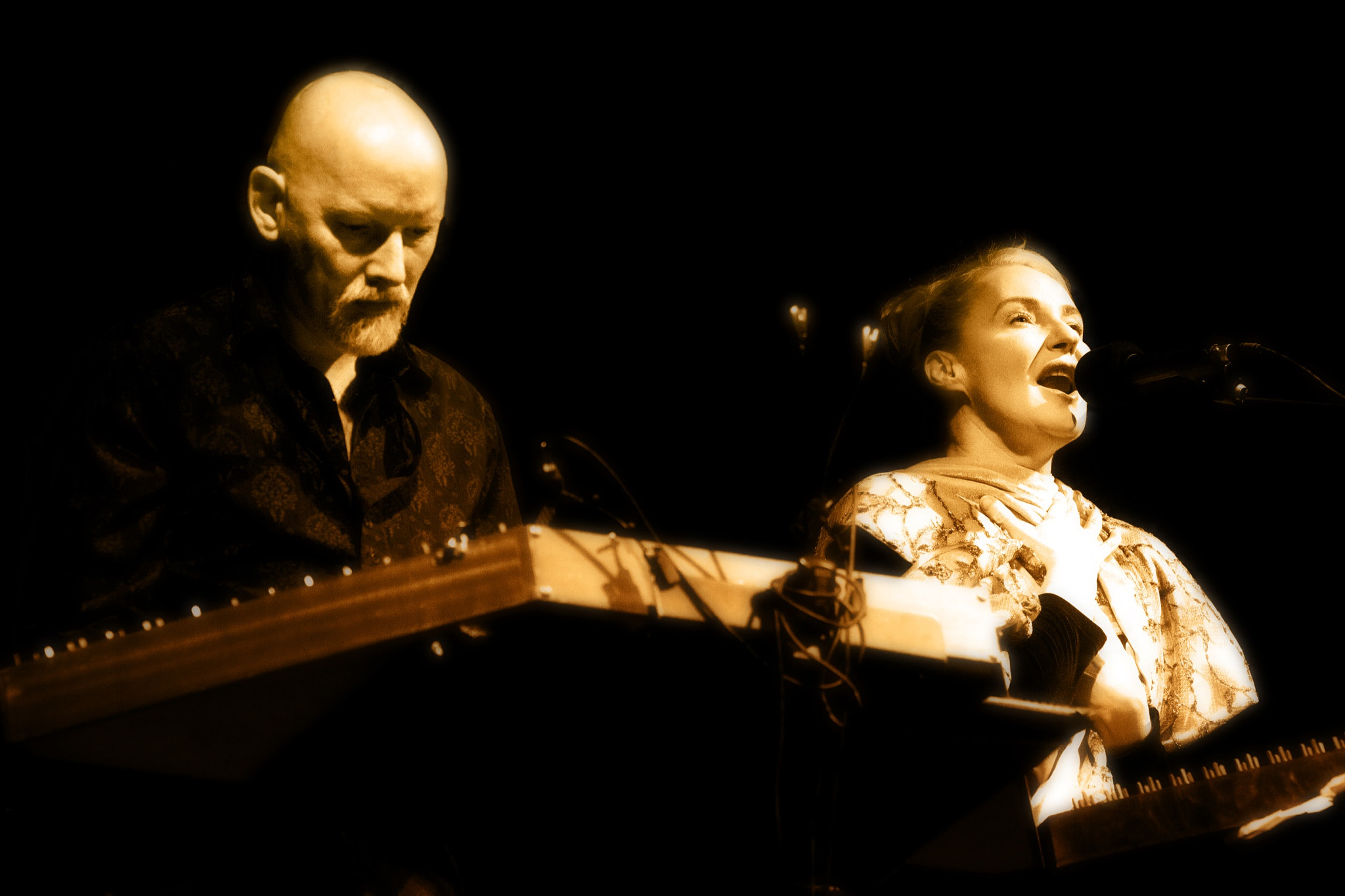 Canon EF 70-200mm F2.8L USM sample photo. Dead can dance concert photography